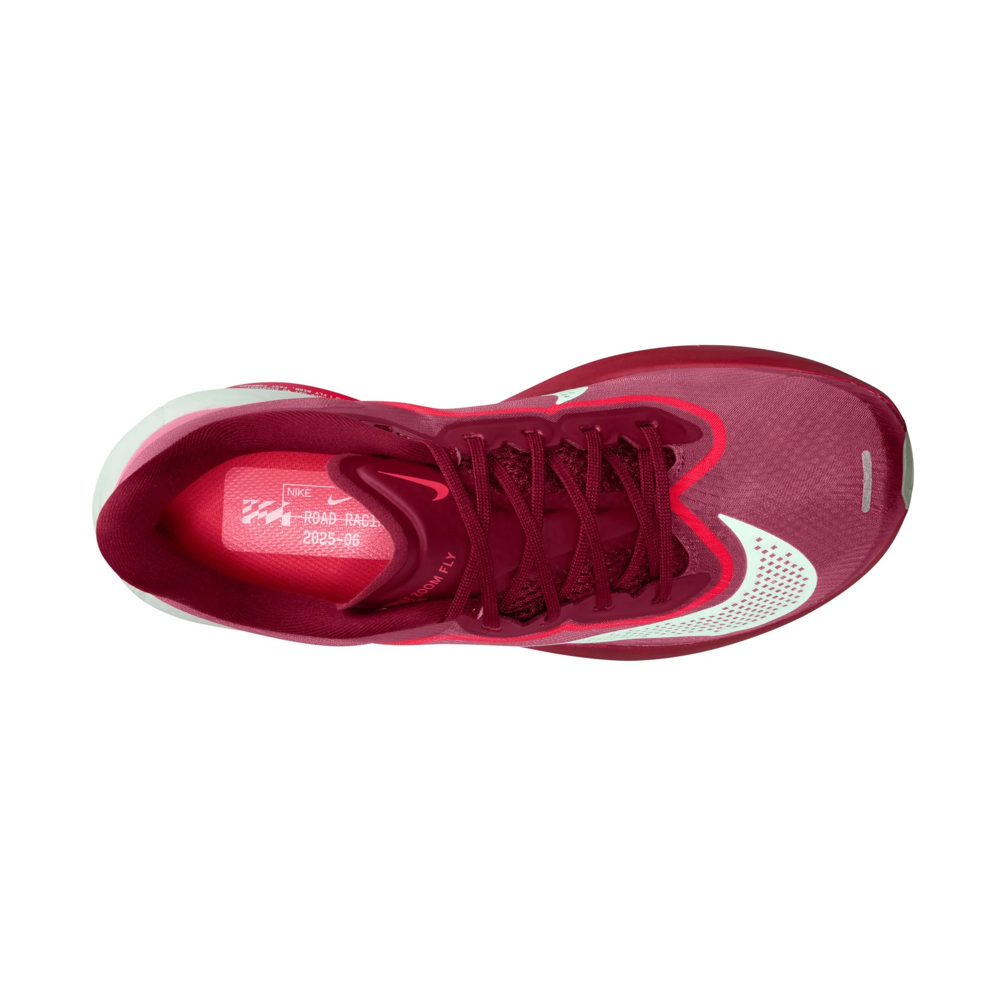 Nike Womens Zoom Fly 6 - Team Red/Barely Green/Bright Crimson - Neutral - SU26 - Image 4
