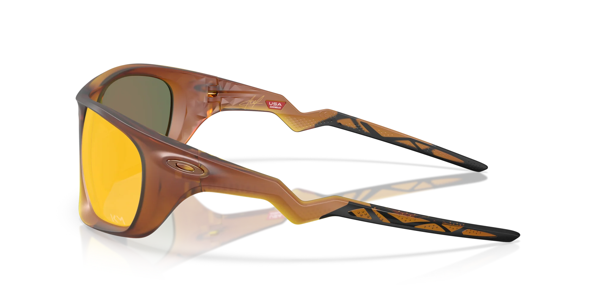 Oakley Lateralis Kylian Mbappé Signature Series - Matte Dark Amber/Prizm Ruby - Image 3