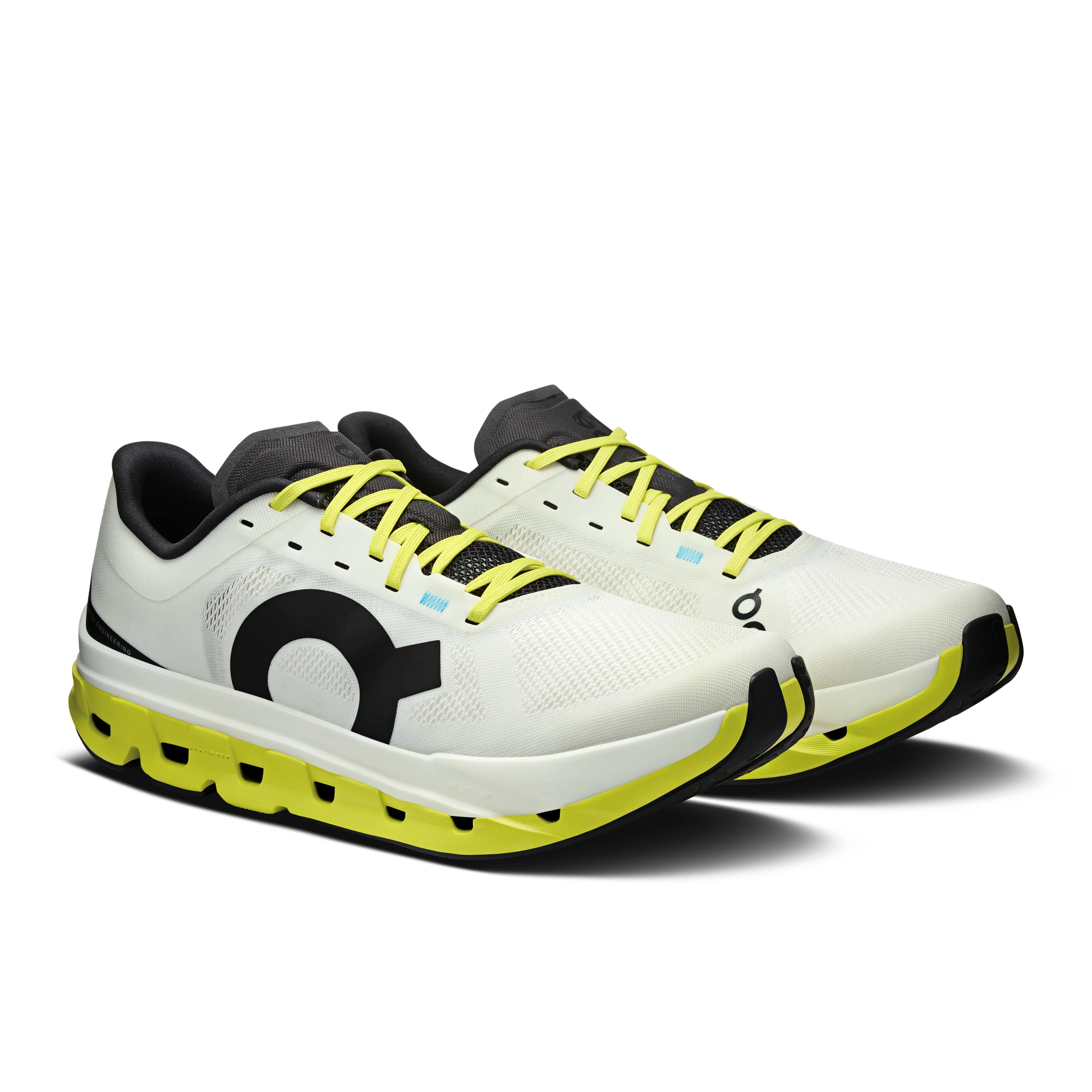 ON Mens Cloudflow 5 - White/Lime - AW25 - Image 6