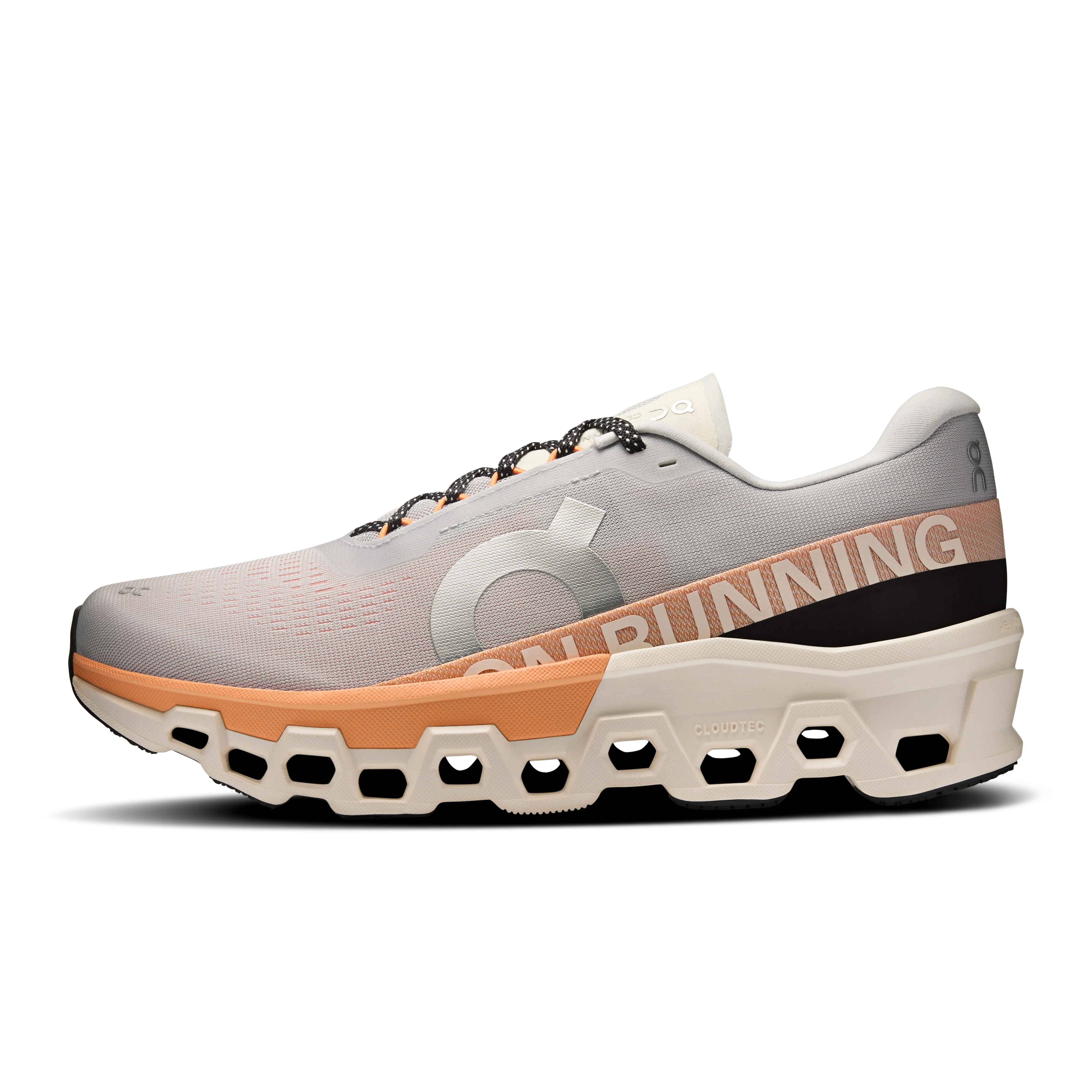 ON Mens Cloudmonster 2 - Glacier/Tangerine - AW25 - Image 8