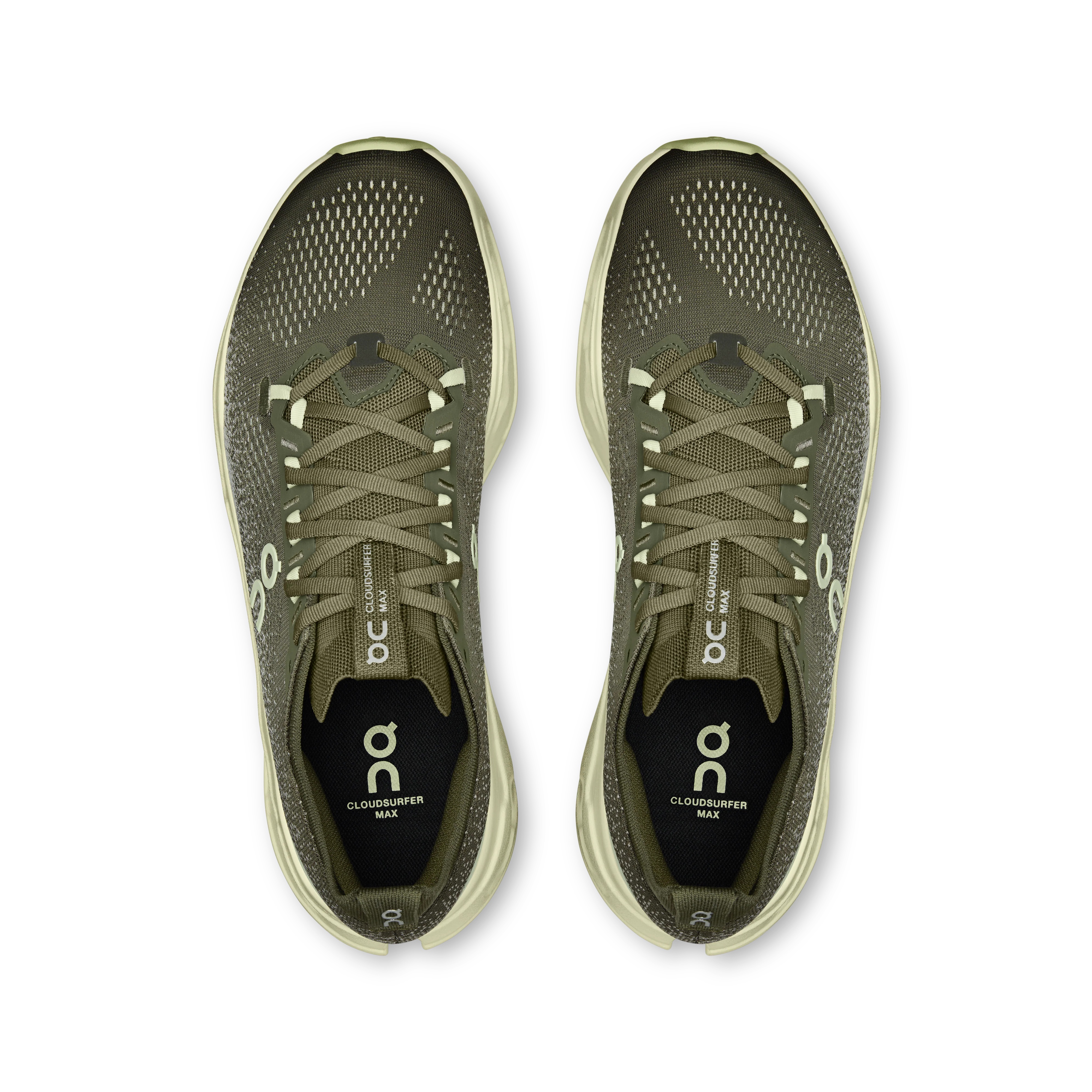 ON Mens Cloudsurfer Max Wide - Olive/Seedling - SS26 - Image 4