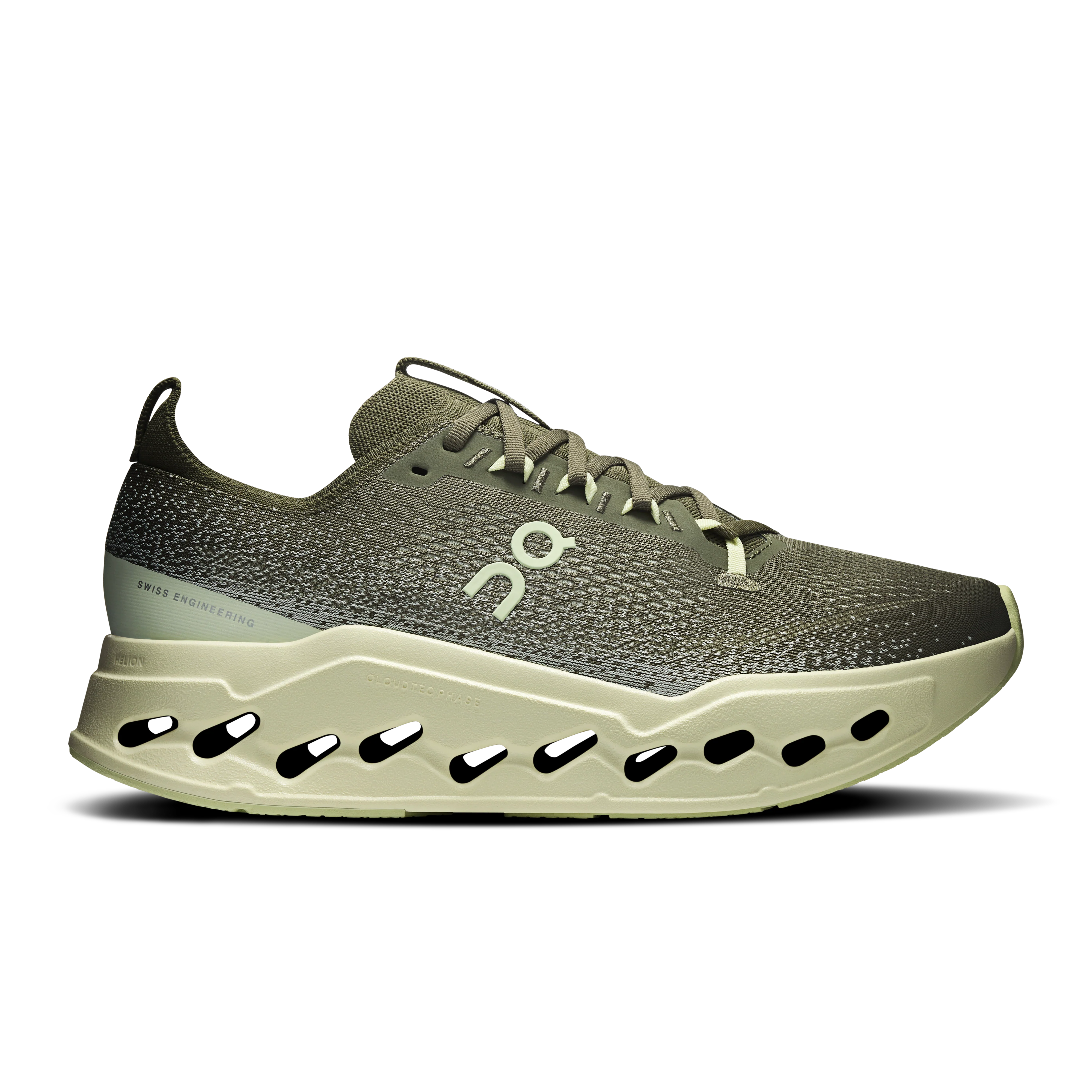 ON Mens Cloudsurfer Max Wide - Olive/Seedling - SS26 - Image 5