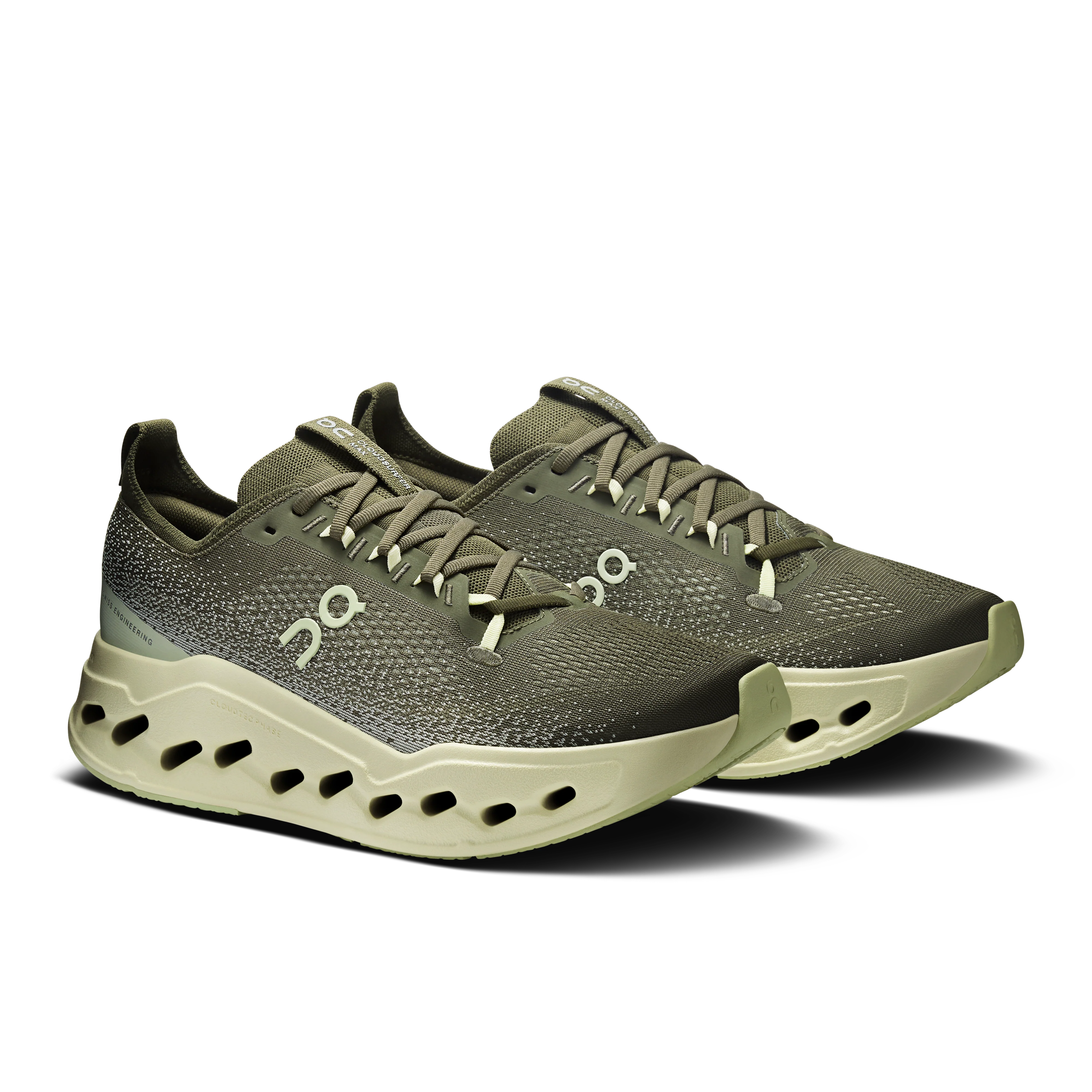 ON Mens Cloudsurfer Max Wide - Olive/Seedling - SS26 - Image 7