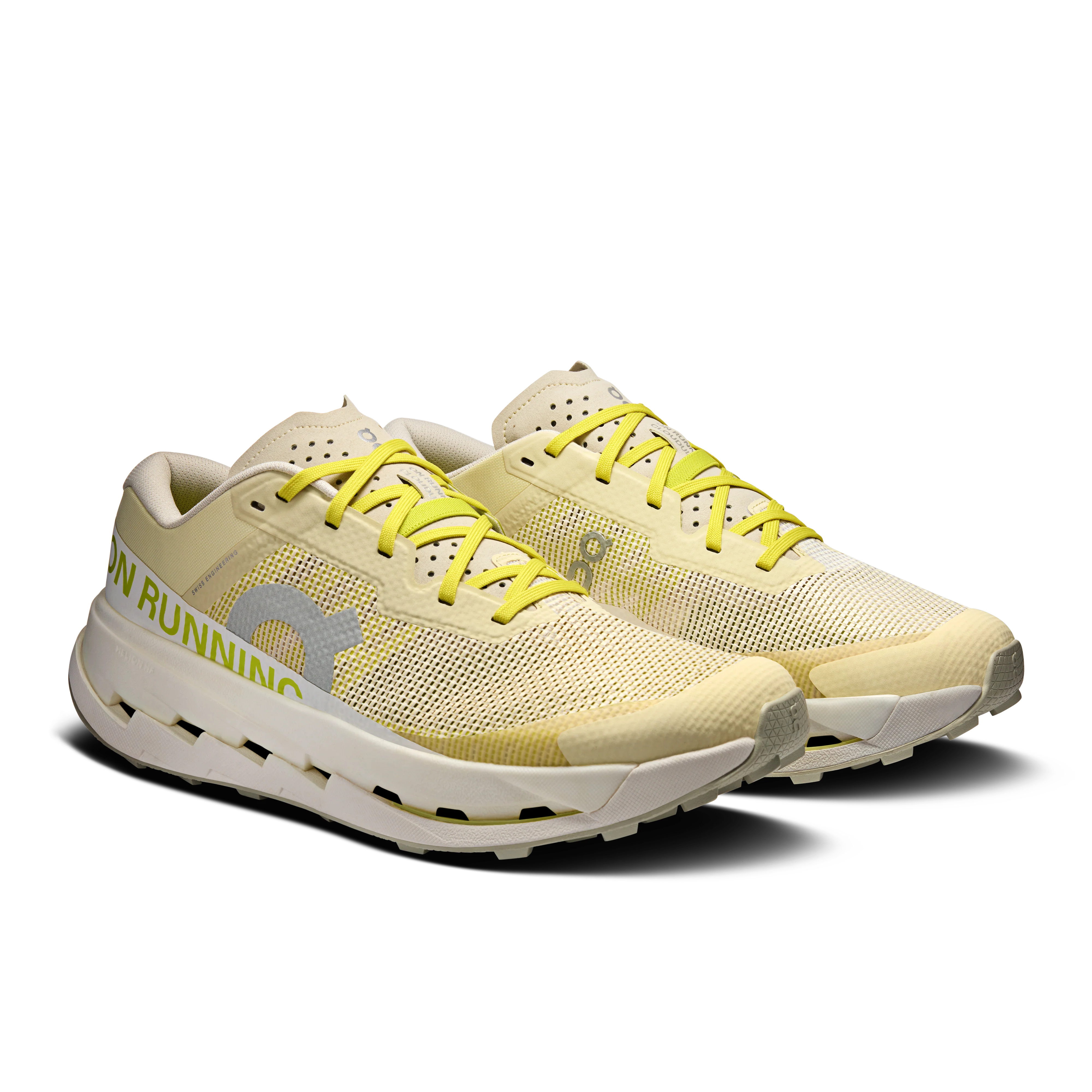 ON Mens Cloudultra 3 - Pelican/White - Trail - AW25 - Image 7