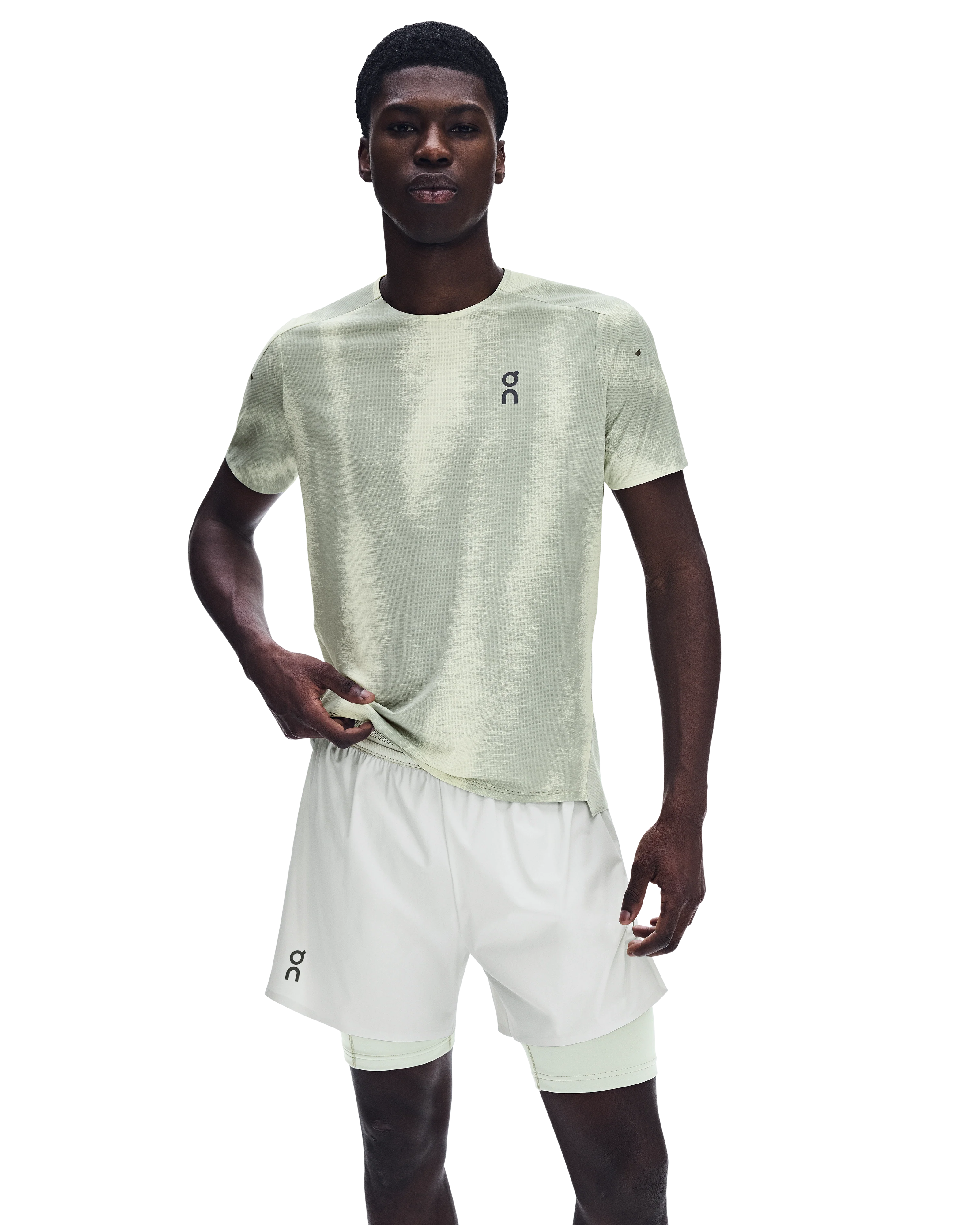 ON Mens Performance-T Terra - Seedling/Tin - SS26 - Image 2