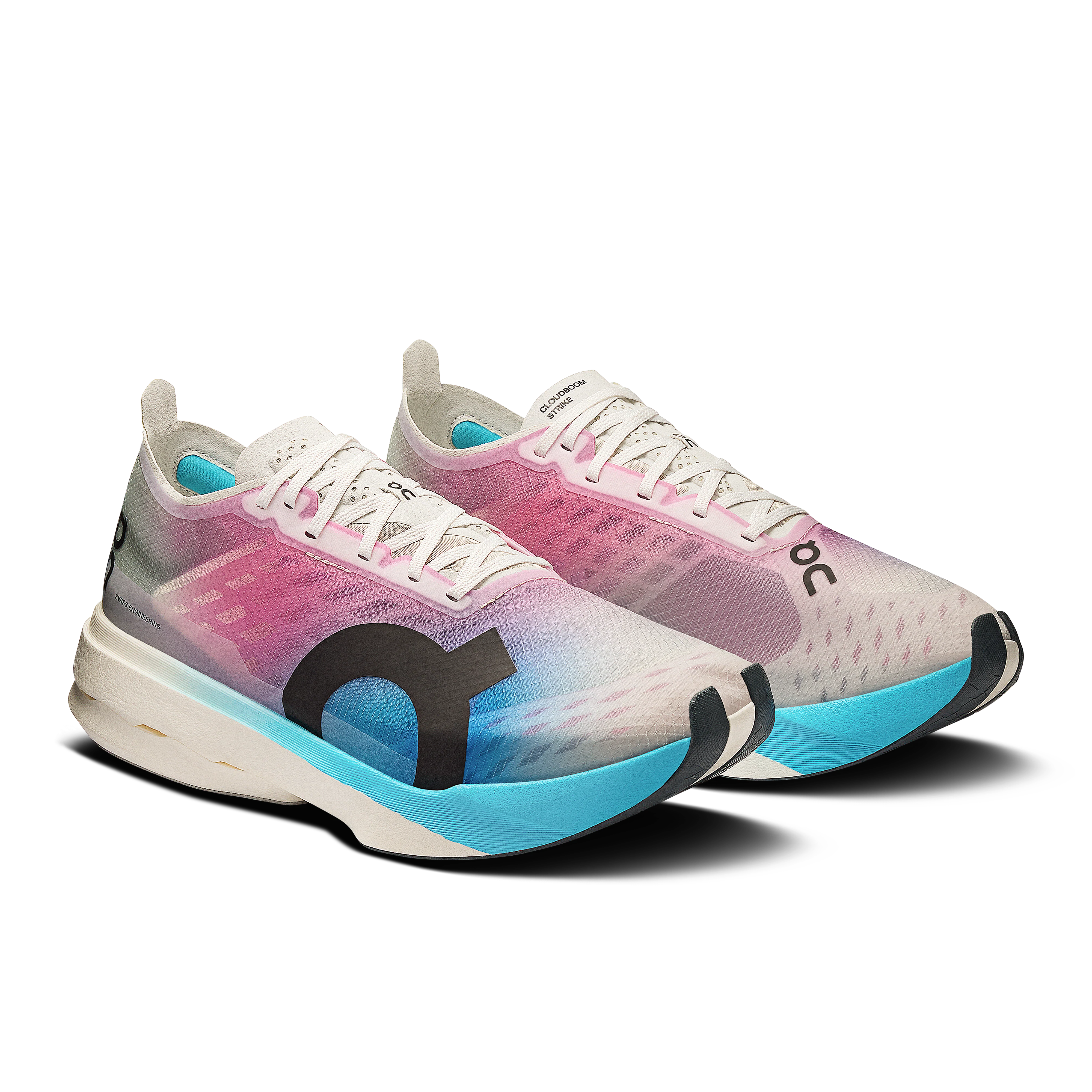 ON Womens Cloudboom Strike - White/Horizon - AW25 - Image 7