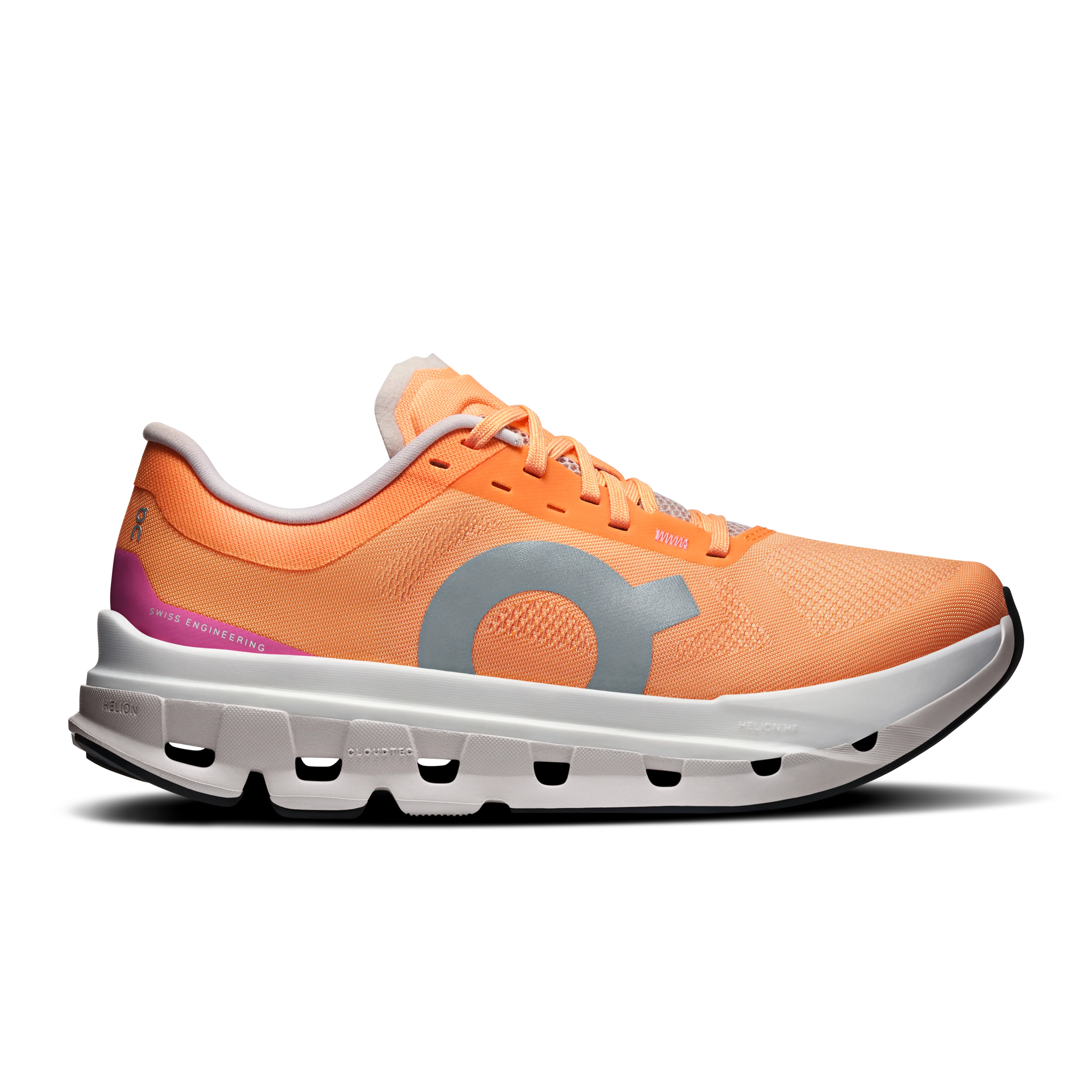 ON Womens Cloudflow 5 - Tangerine/Silver - AW25 - Image 3
