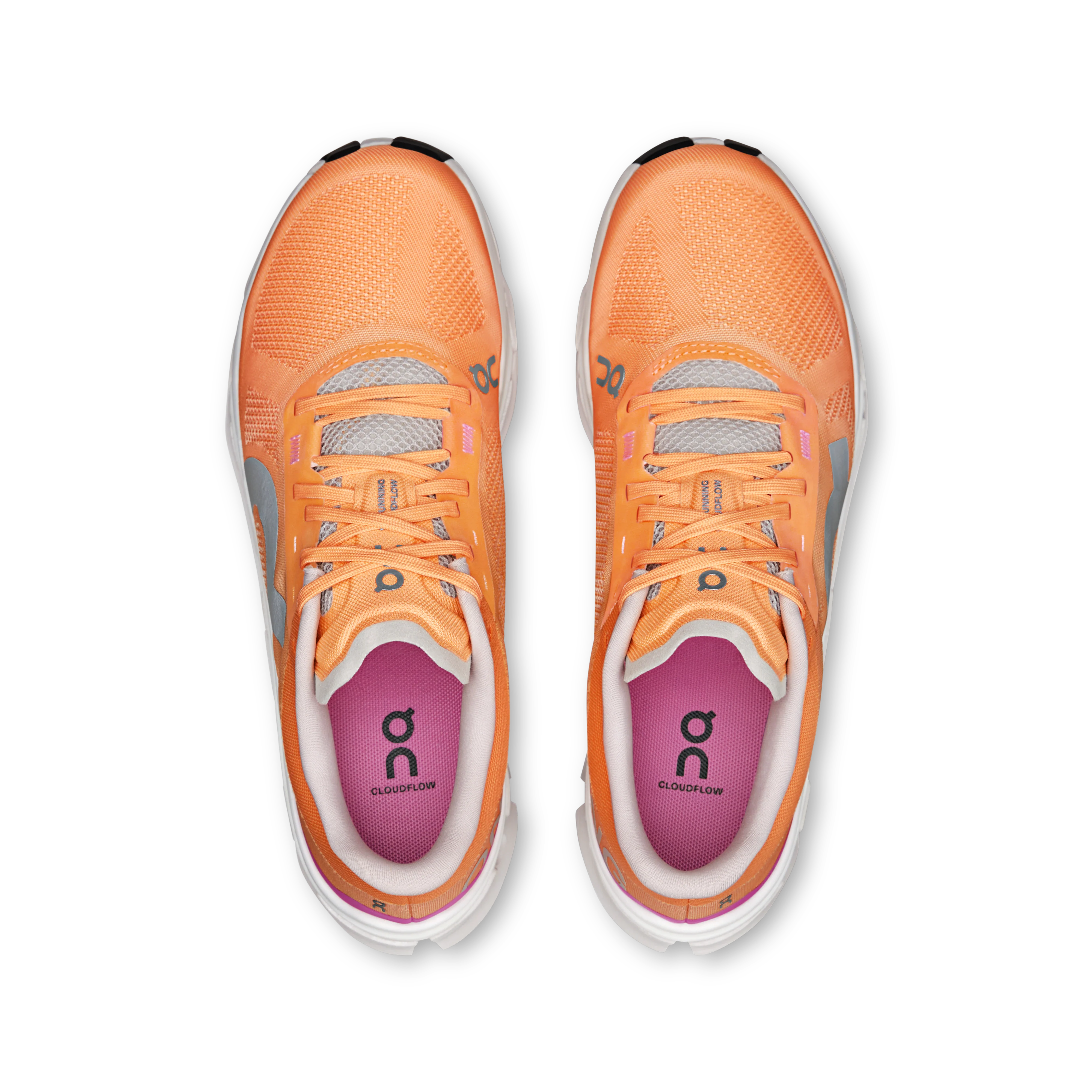 ON Womens Cloudflow 5 - Tangerine/Silver - AW25 - Image 4
