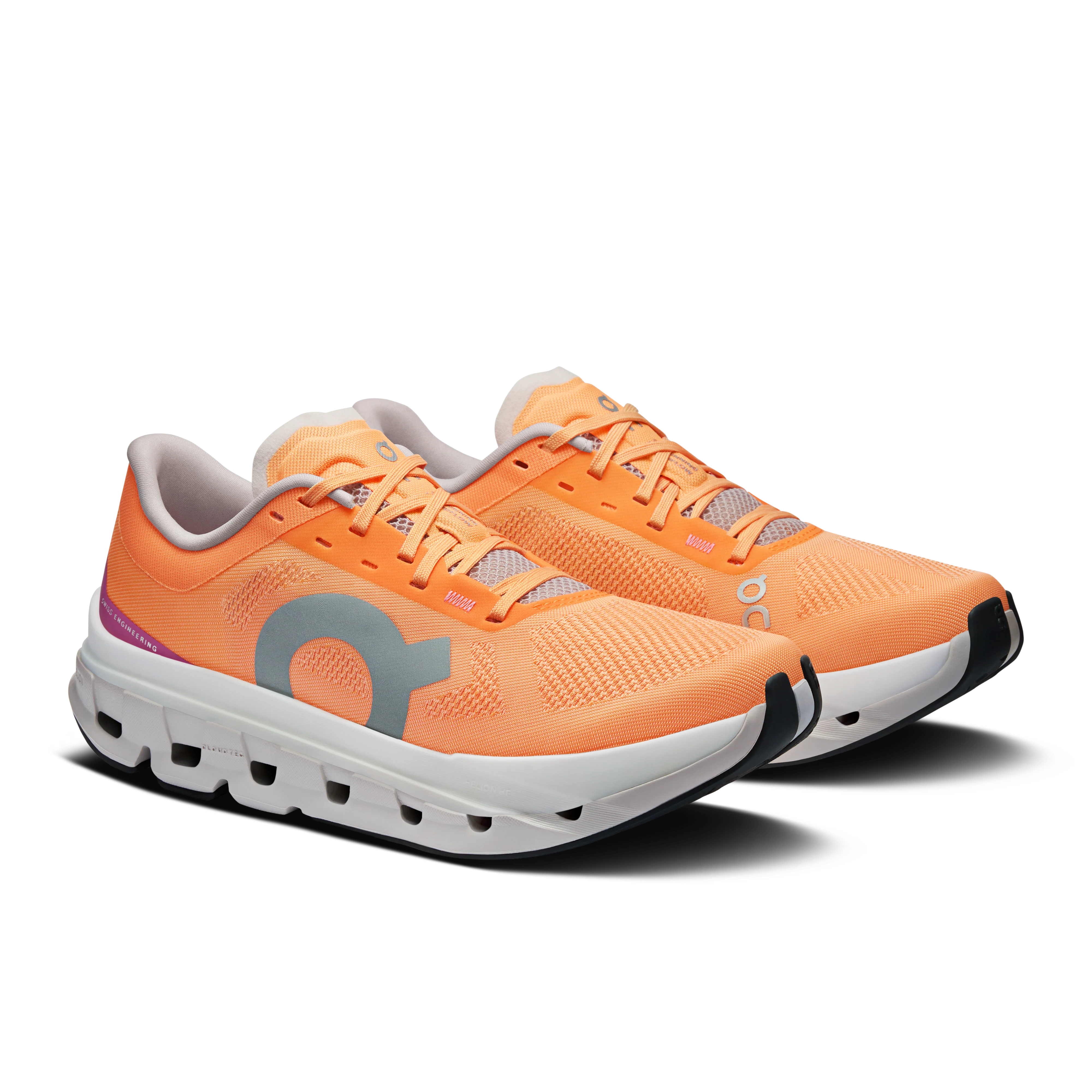 ON Womens Cloudflow 5 - Tangerine/Silver - AW25 - Image 7