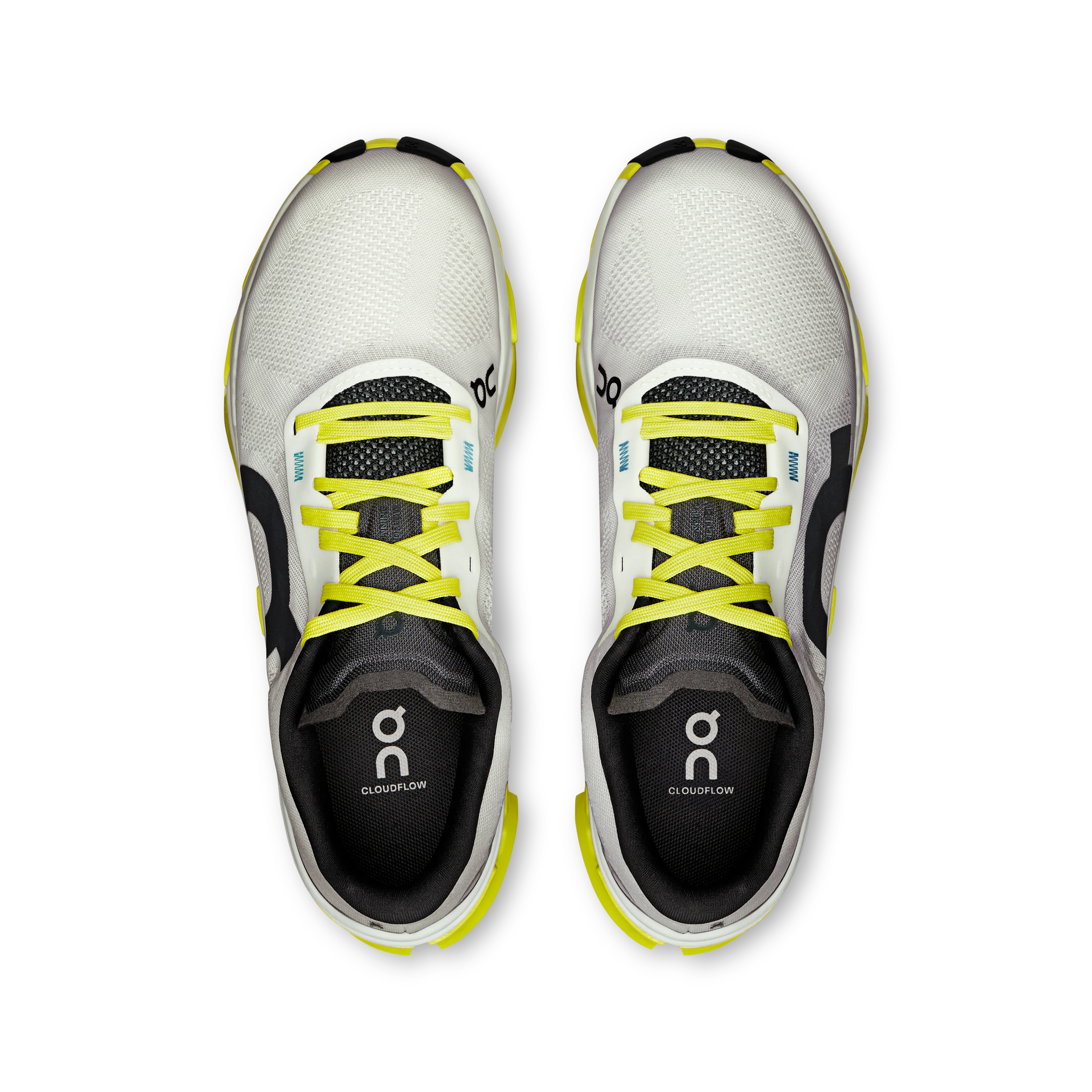 ON Womens Cloudflow 5 - White/Lime - AW25 - Image 4