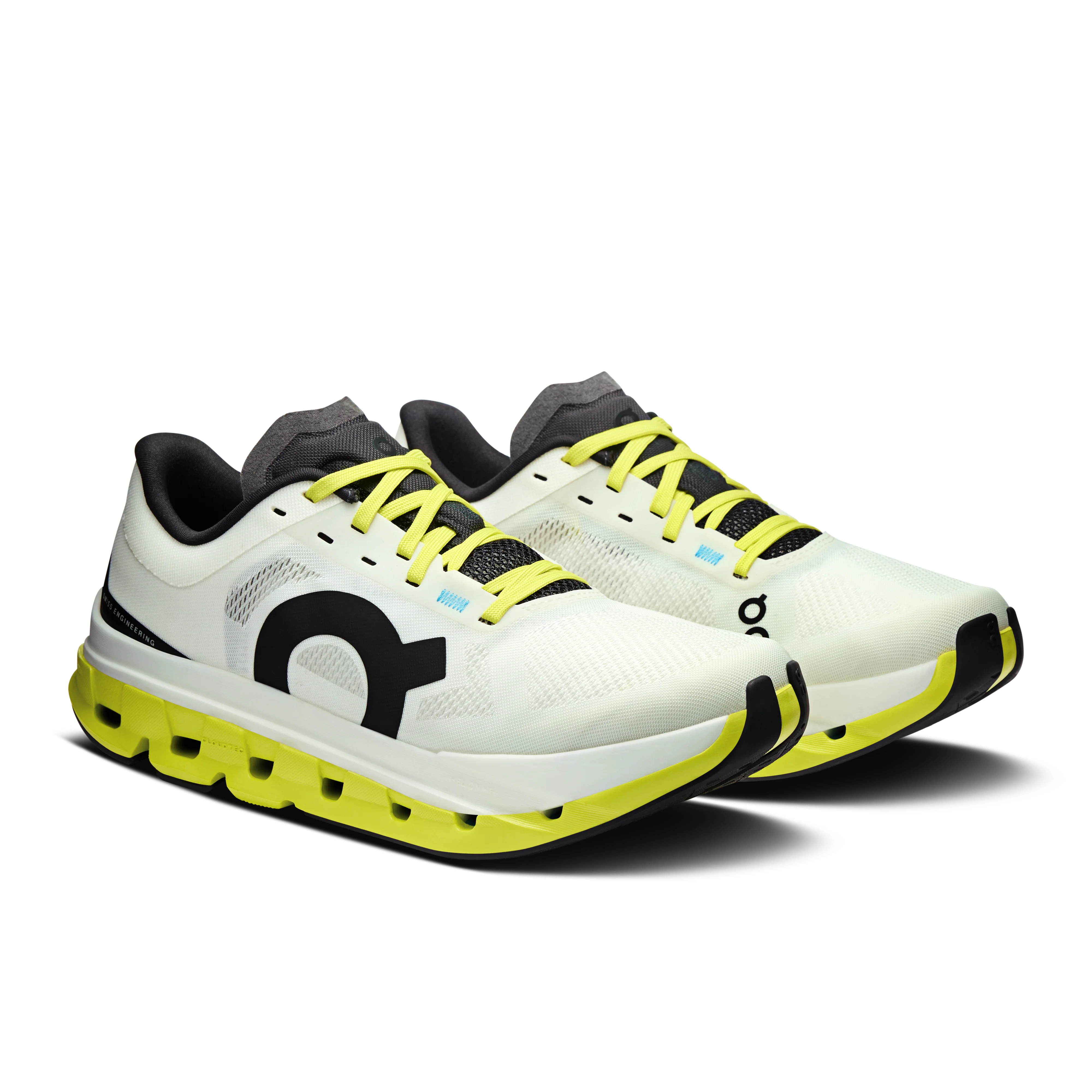 ON Womens Cloudflow 5 - White/Lime - AW25 - Image 6