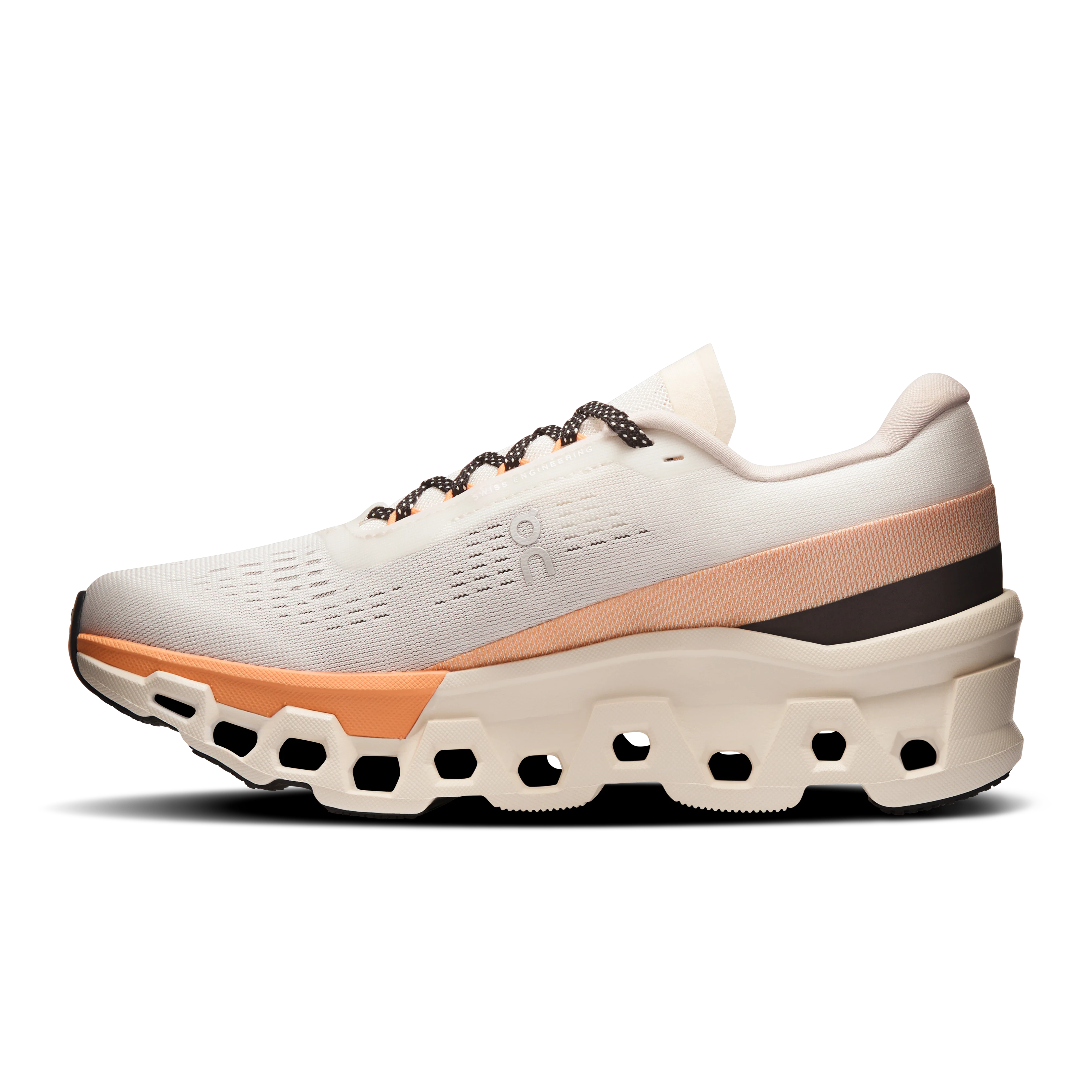 ON Womens Cloudmonster 2 - Ivory/Tangerine - AW25 - Image 5