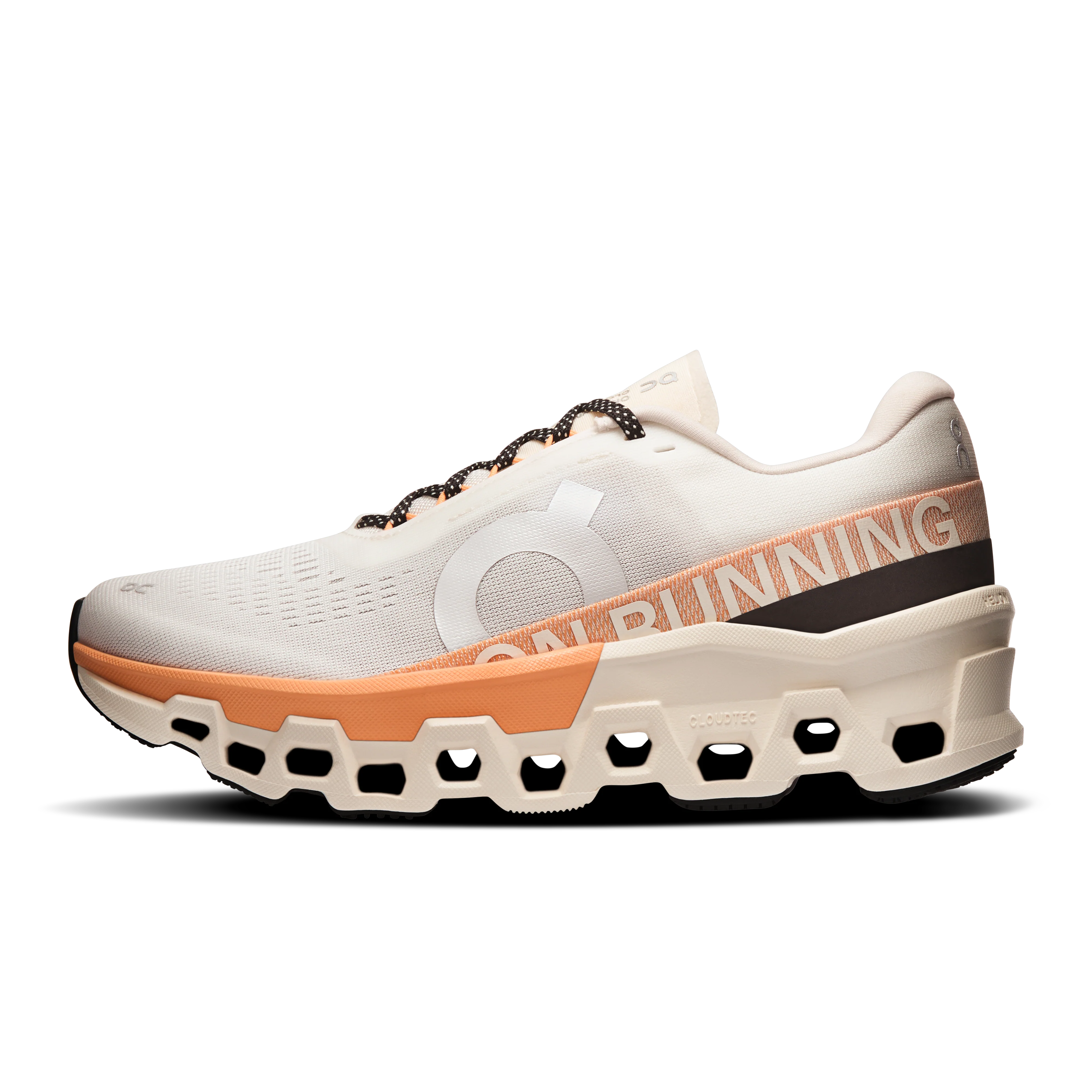 ON Womens Cloudmonster 2 - Ivory/Tangerine - AW25 - Image 8