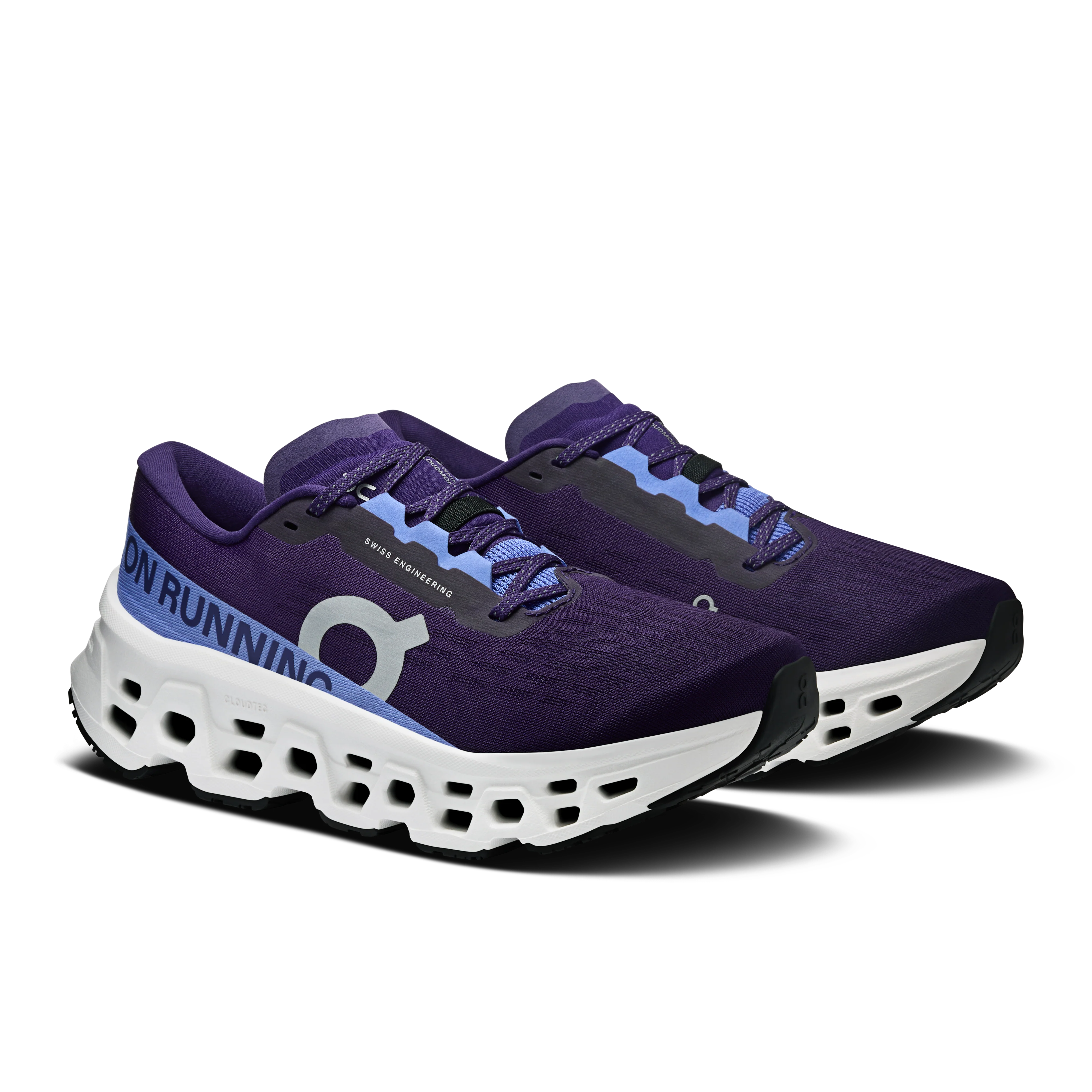 ON Womens Cloudmonster 3 Wide - Nebula/Ivory - SS26 - Image 3