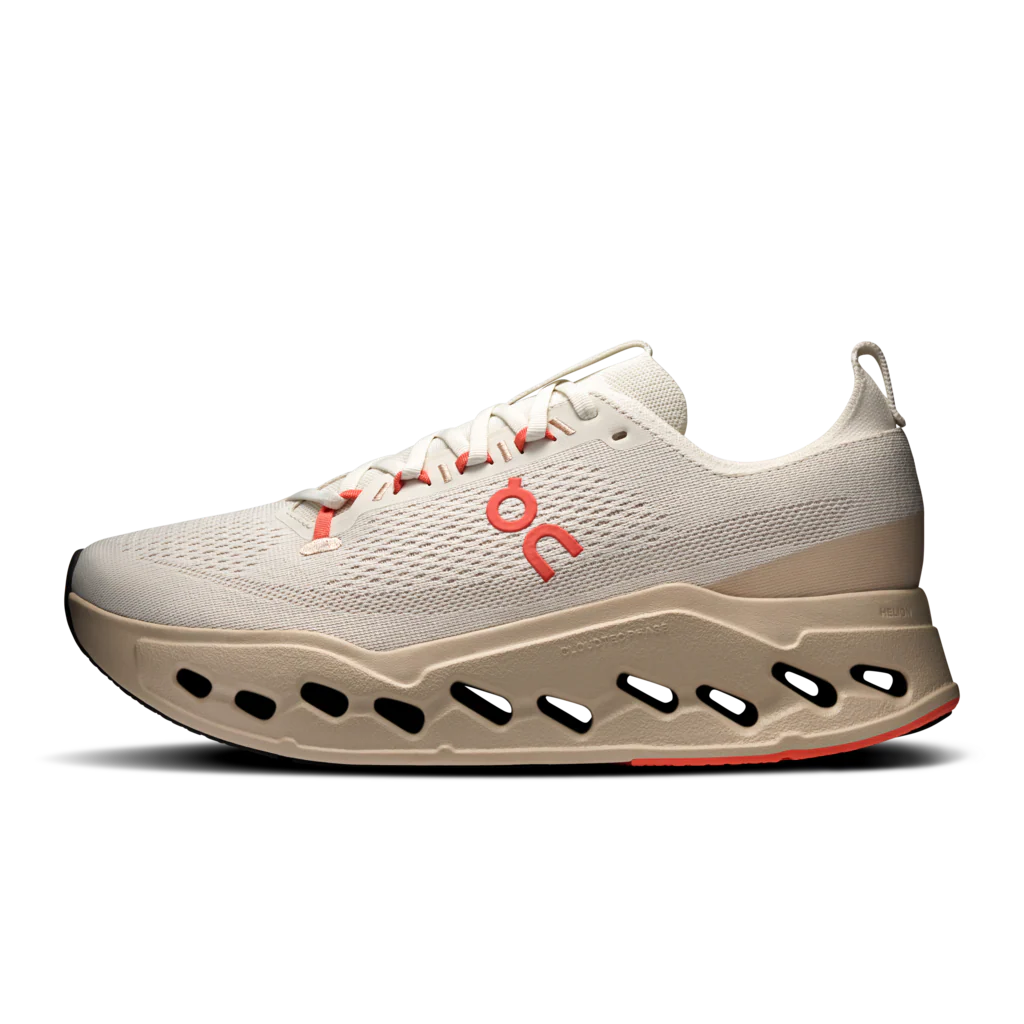 ON Womens Cloudsurfer Max - Ivory/Salmon - AW25 - Image 10