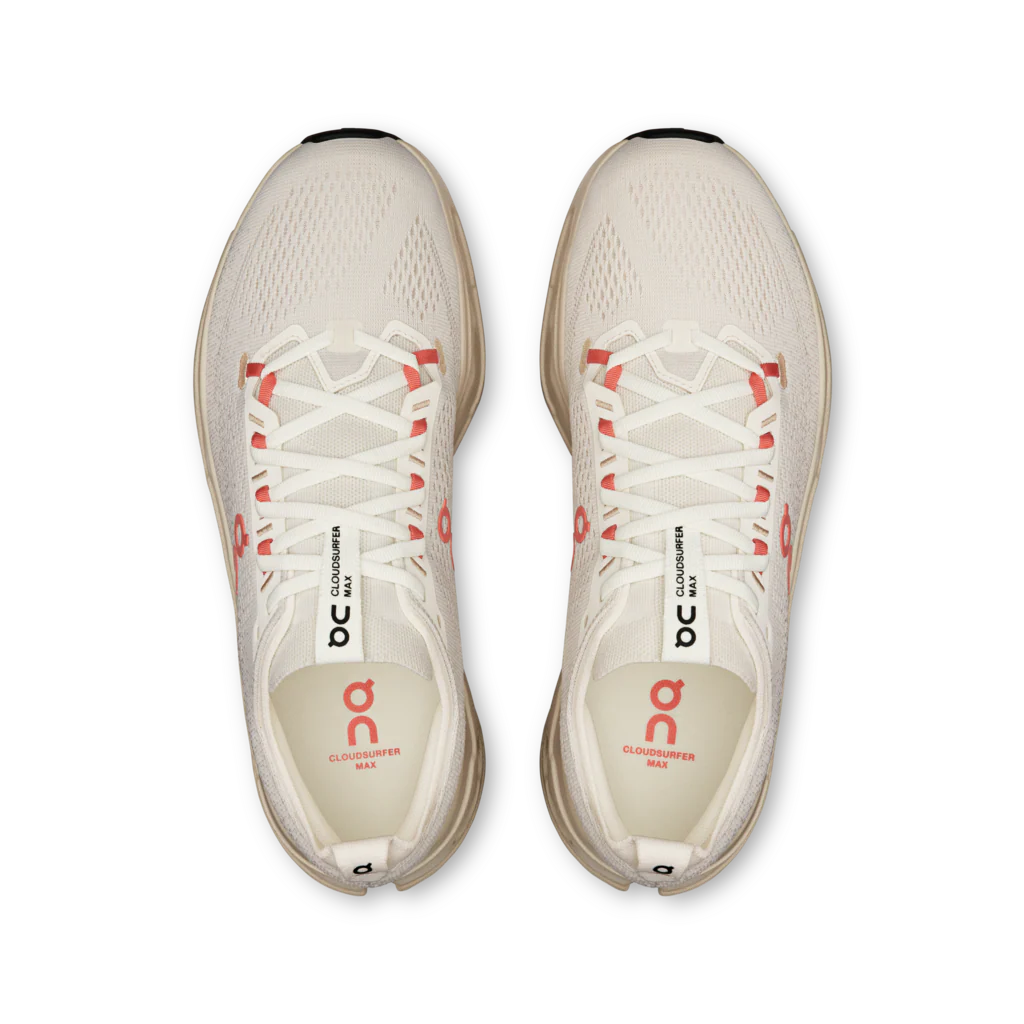 ON Womens Cloudsurfer Max - Ivory/Salmon - AW25 - Image 5
