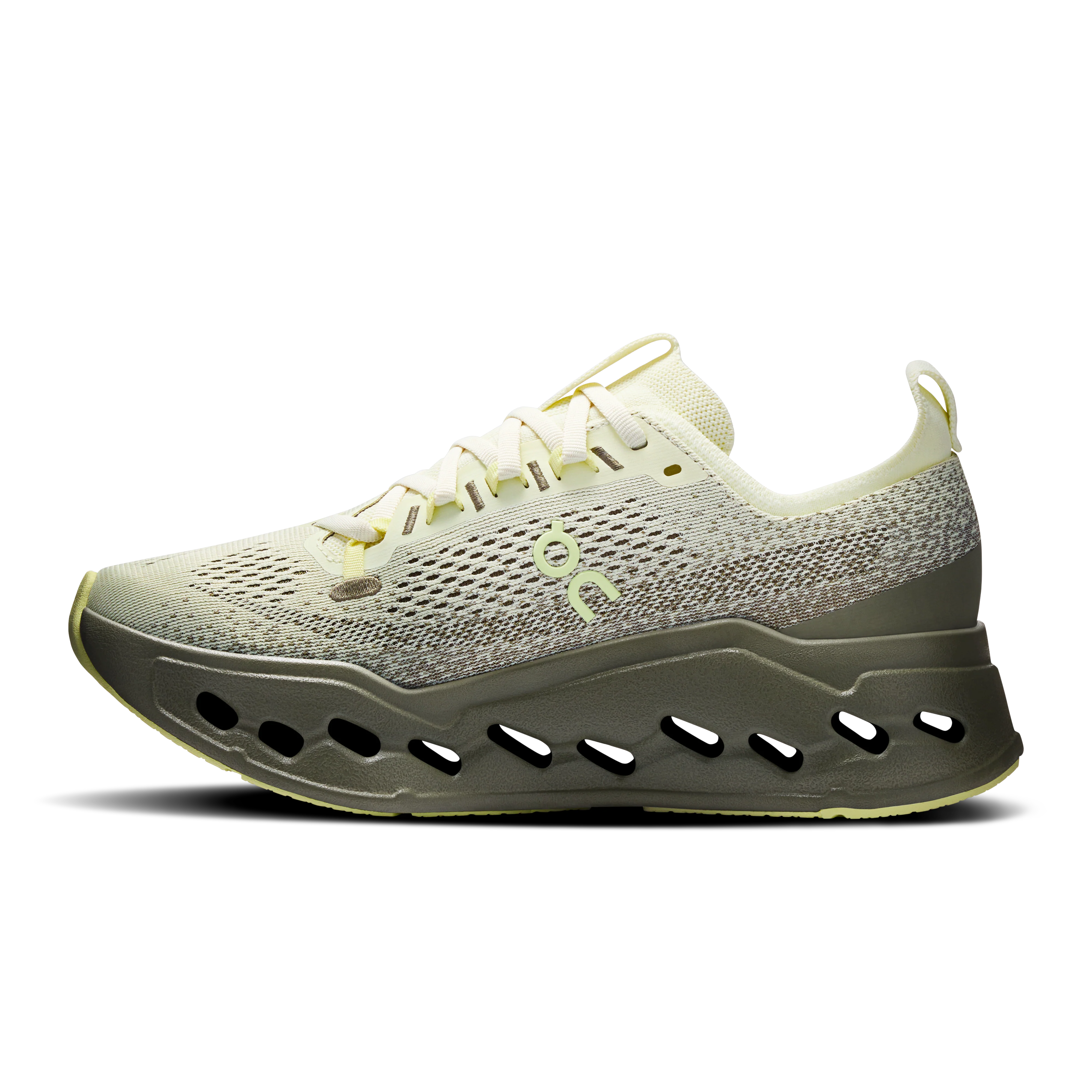 ON Womens Cloudsurfer Max Wide - Seedling/Olive - SS26 - Image 5