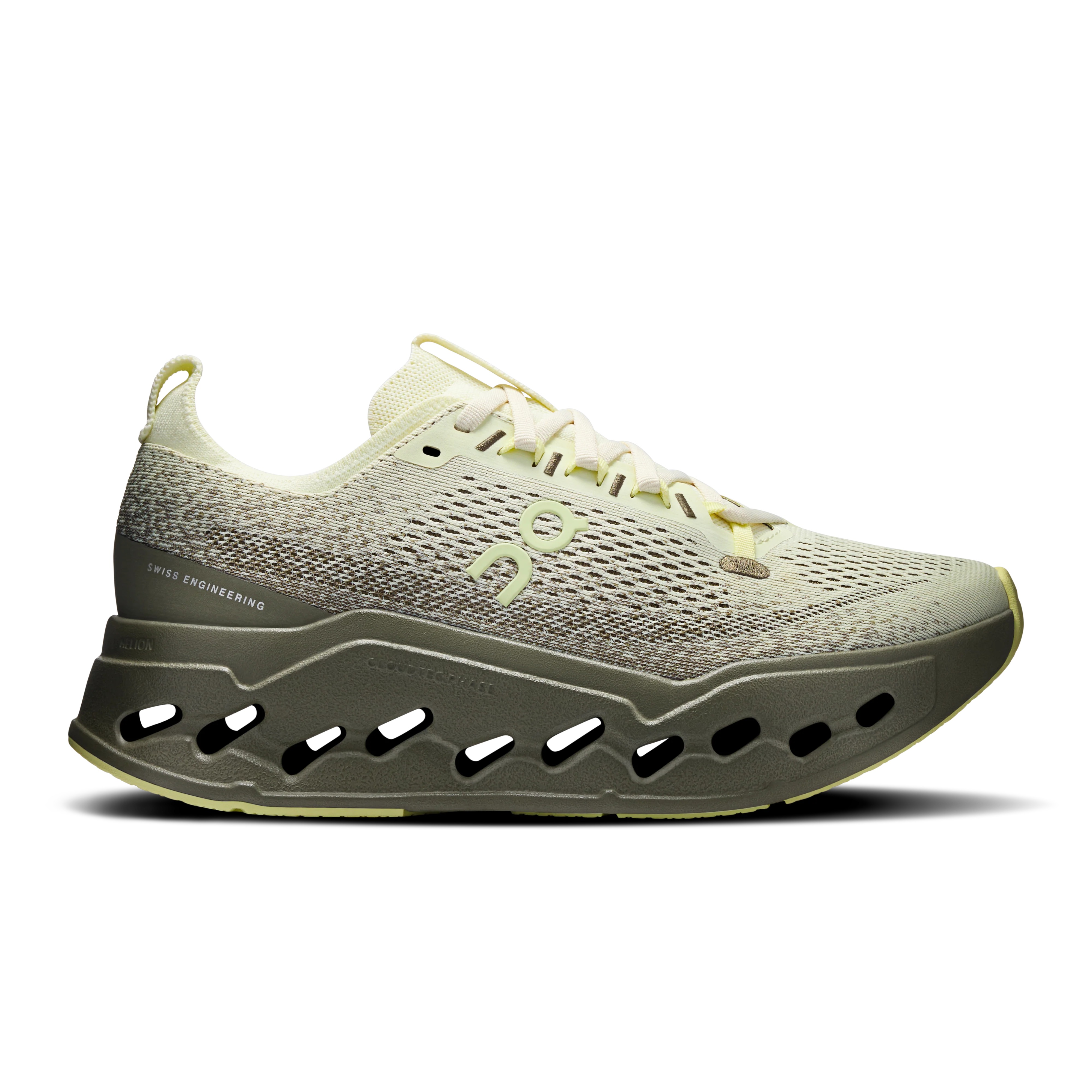 ON Womens Cloudsurfer Max Wide - Seedling/Olive - SS26 - Image 6