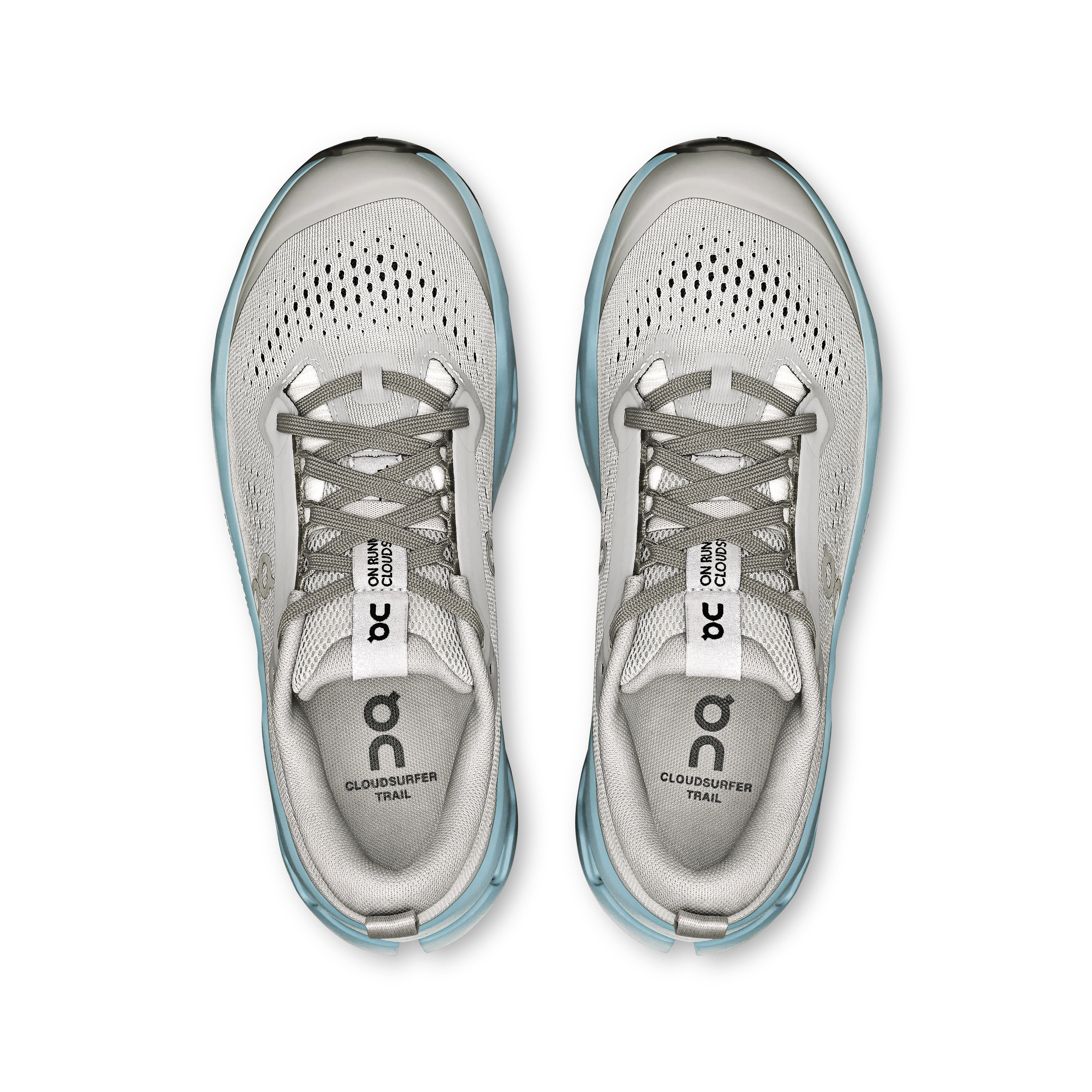 ON Womens Cloudsurfer Trail 2 - Glacier/Dust - Trail - AW25 - Image 4