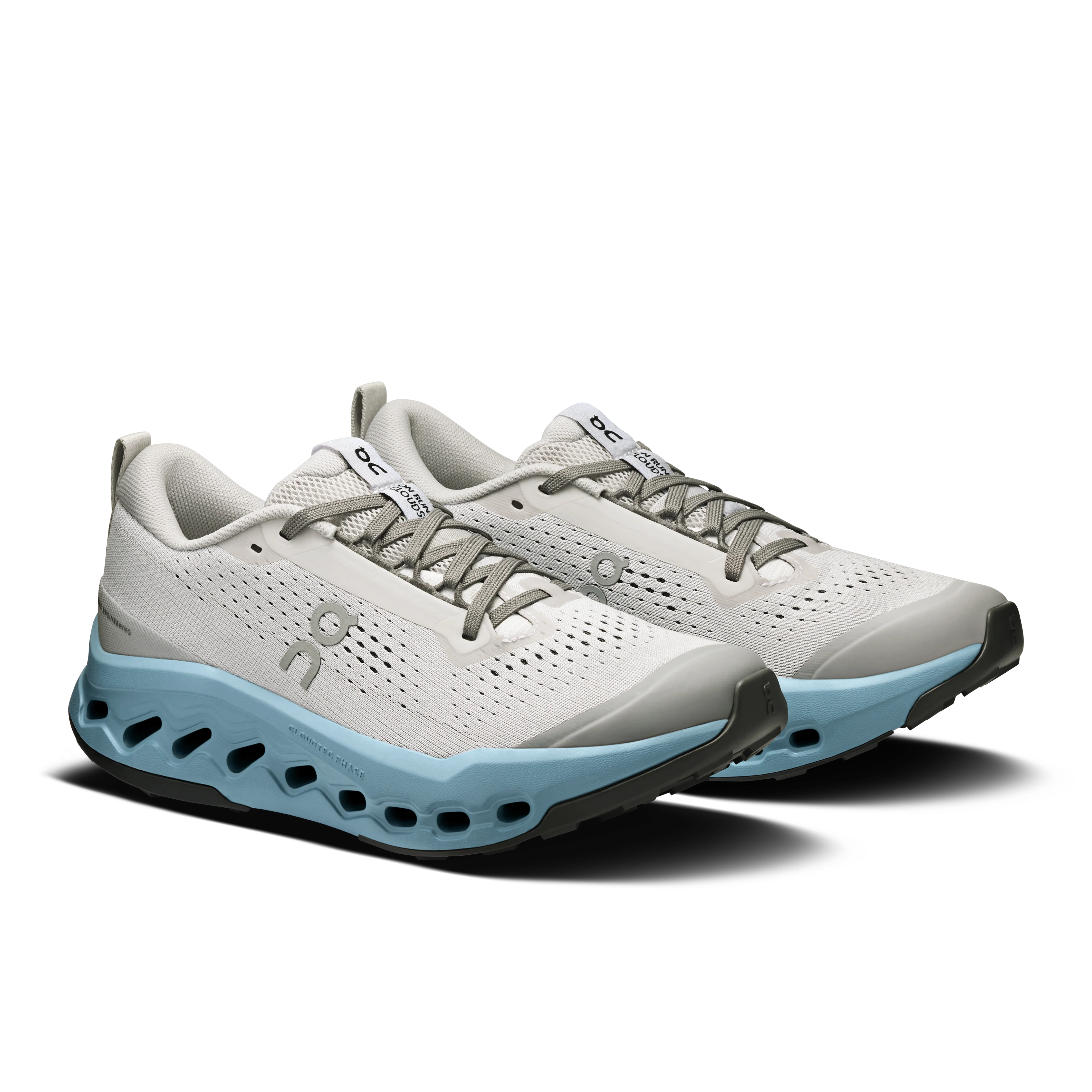 ON Womens Cloudsurfer Trail 2 - Glacier/Dust - Trail - AW25 - Image 7