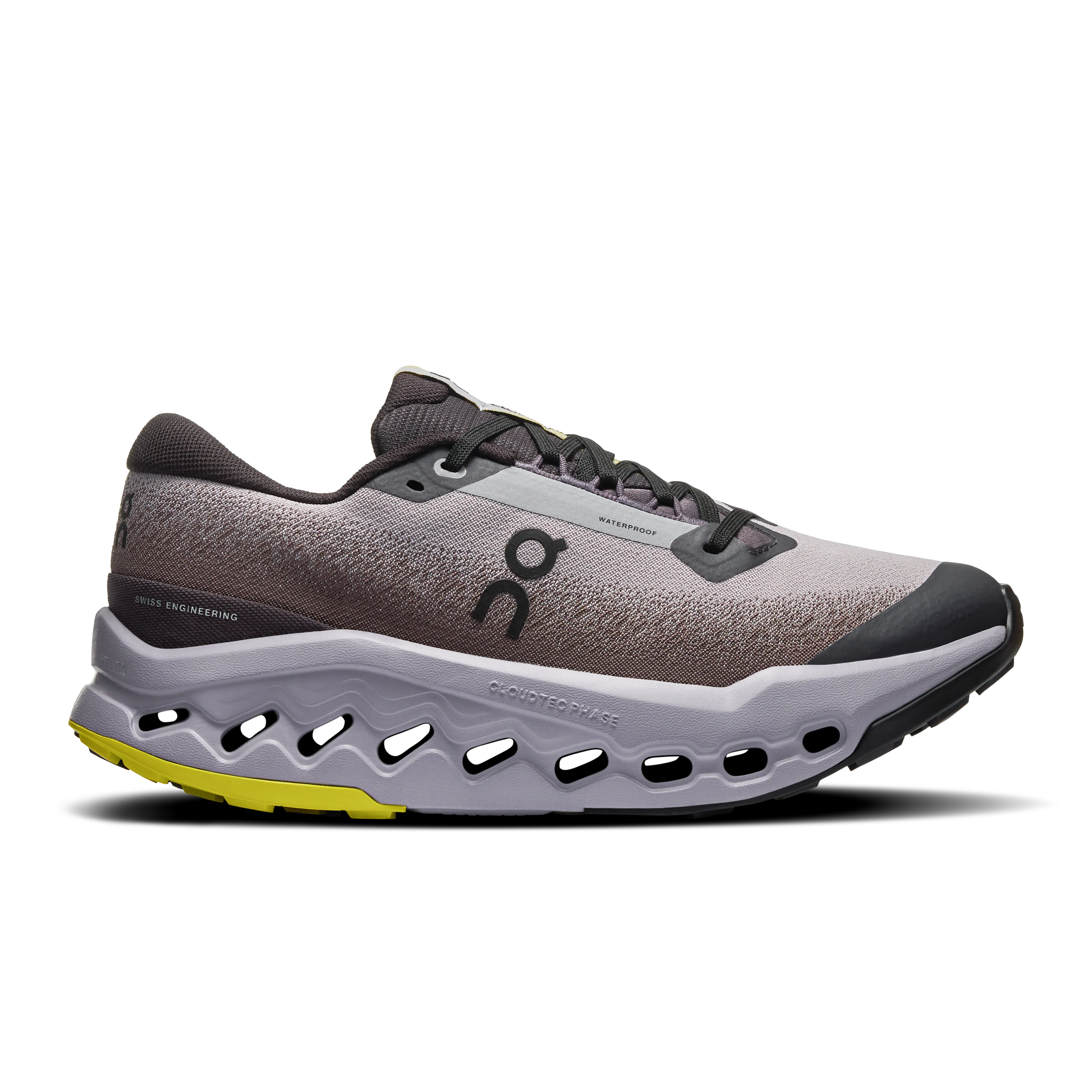 ON Womens Cloudsurfer Trail 2 WP - Black/Lilac - Trail - AW25 - Image 3