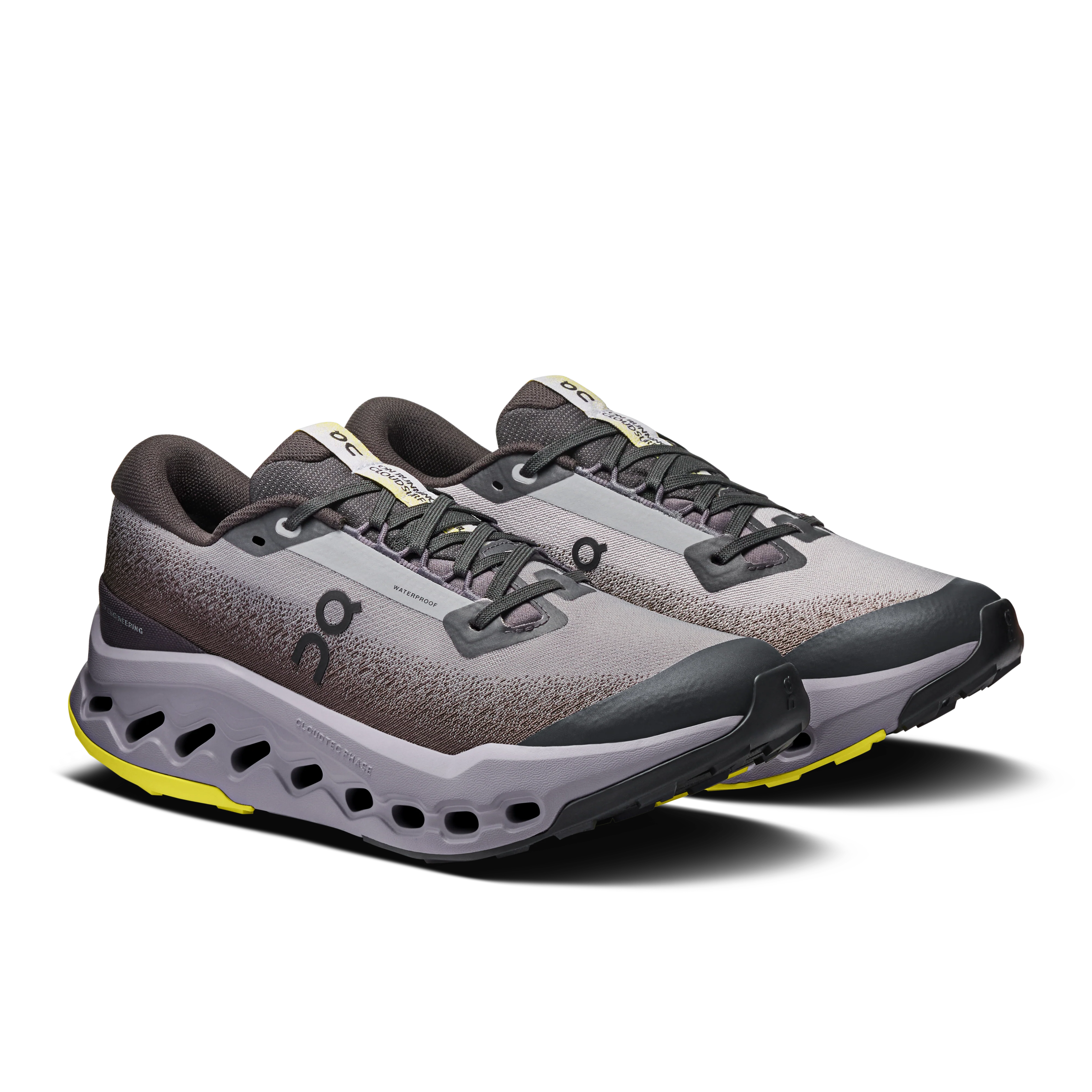 ON Womens Cloudsurfer Trail 2 WP - Black/Lilac - Trail - AW25 - Image 7