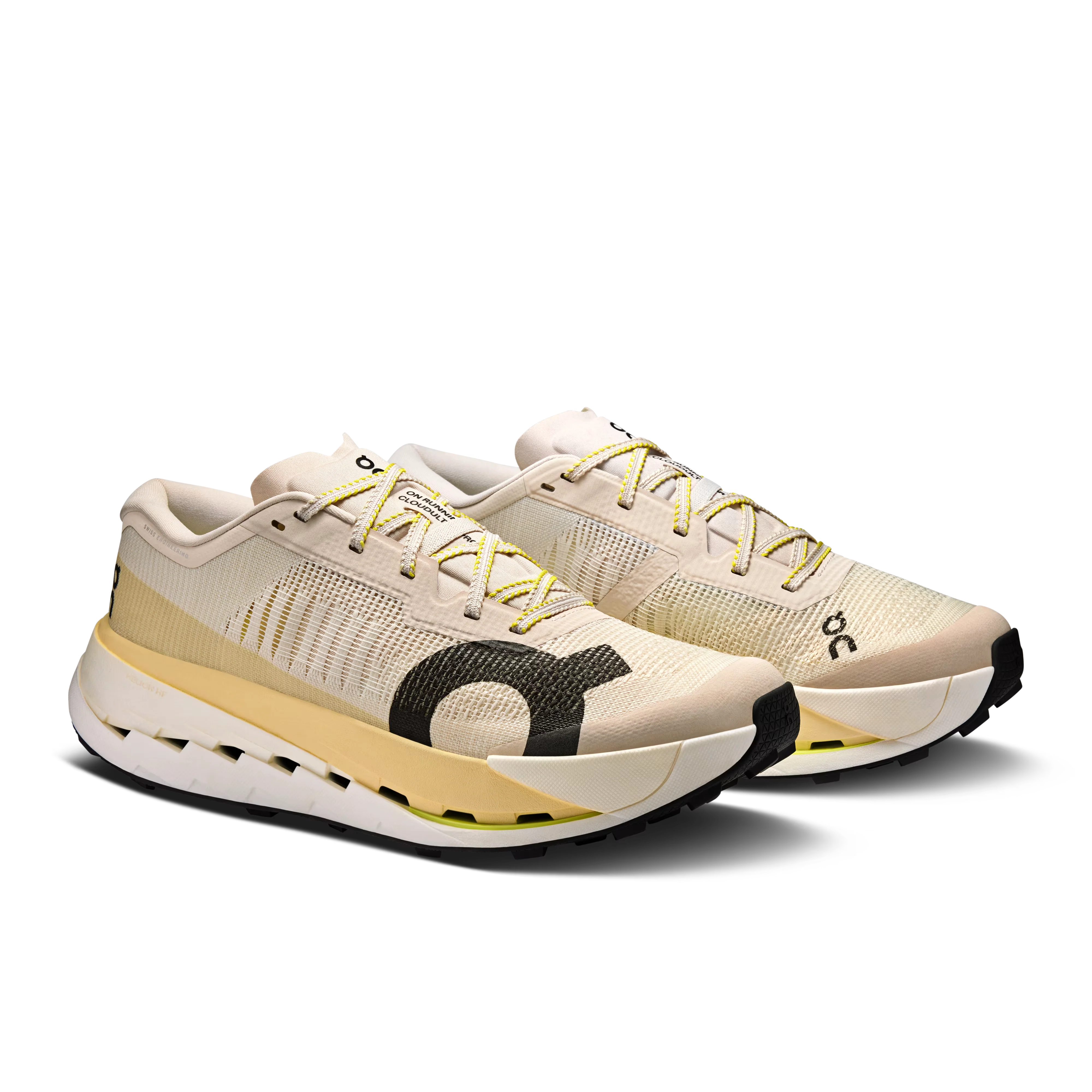 ON Womens Cloudultra Pro - Pearl/Lychee - Trail - AW25 - Image 3