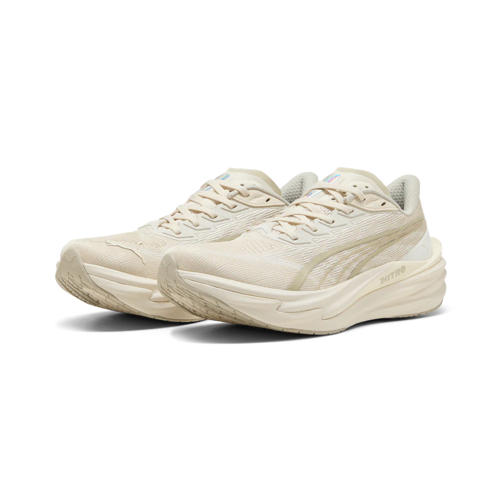 Puma Mens Deviate NITRO 4 - Alpine Snow/Warm White - Neutral - SS26 - Image 4