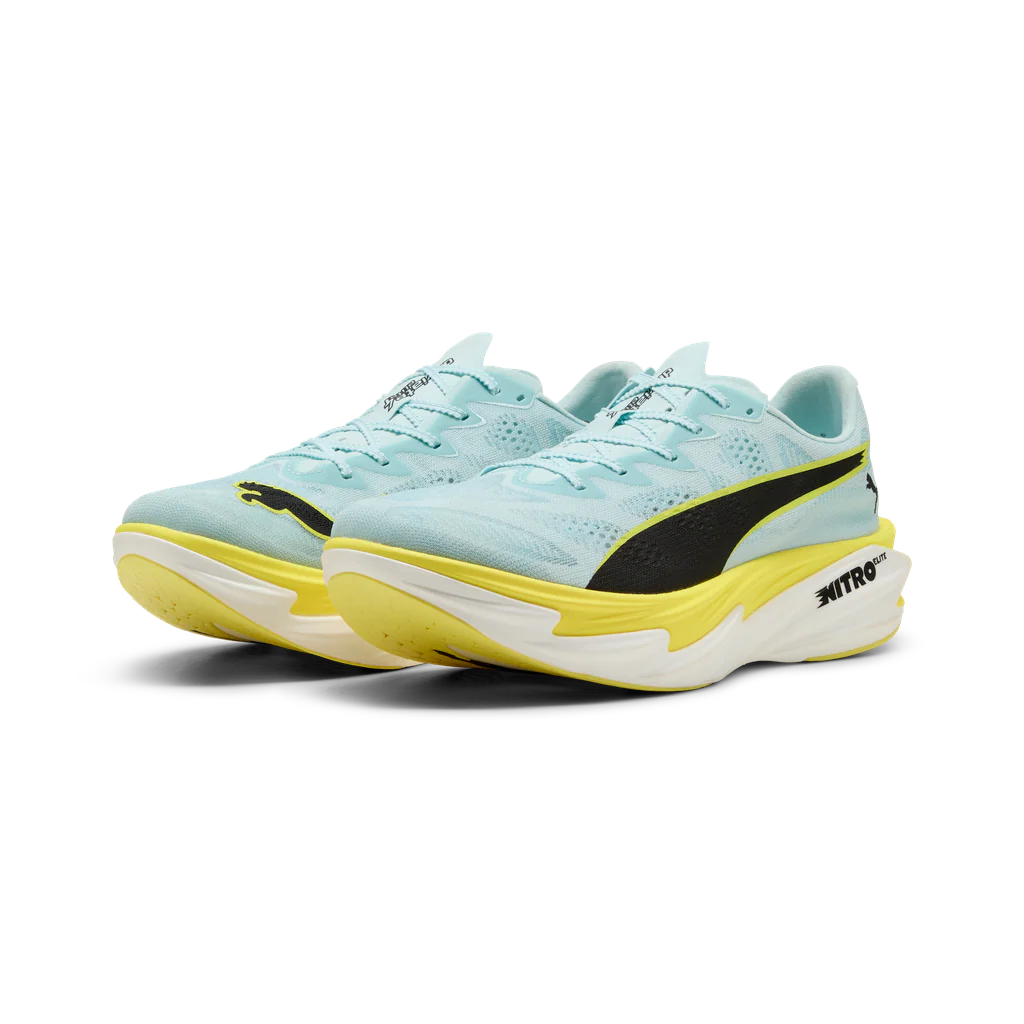 Puma Mens Deviate NITRO Elite 4 - Fresh Water/Lemon Crush/Puma Black - Neutral - SS26 - Image 3
