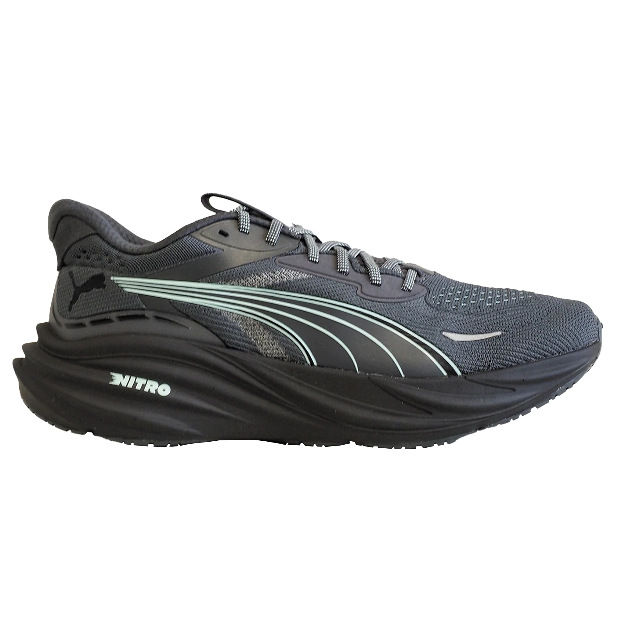 Puma Mens Magnify NITRO 3 - Dusky Gray/Mint Melt/Puma Silver - Neutral - AW25