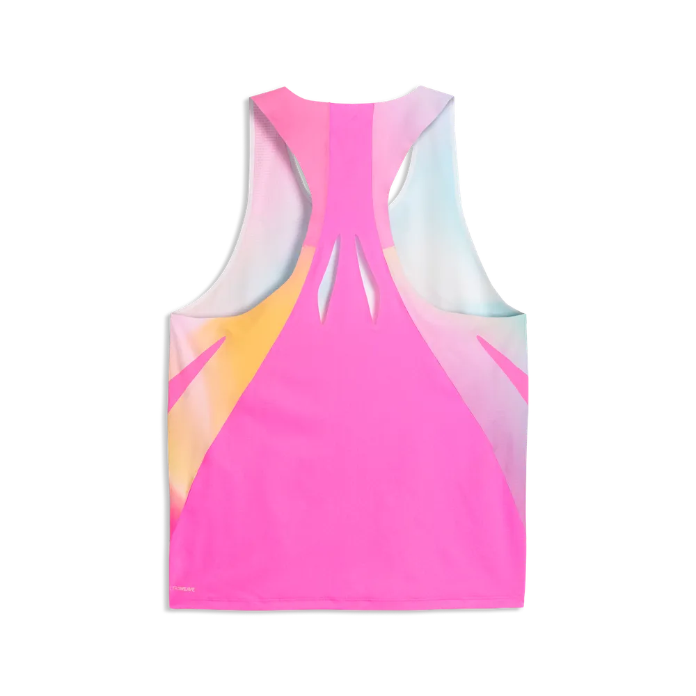 Puma Mens Ultraweave Graphic Singlet - Poison Pink - SS26 - Image 2