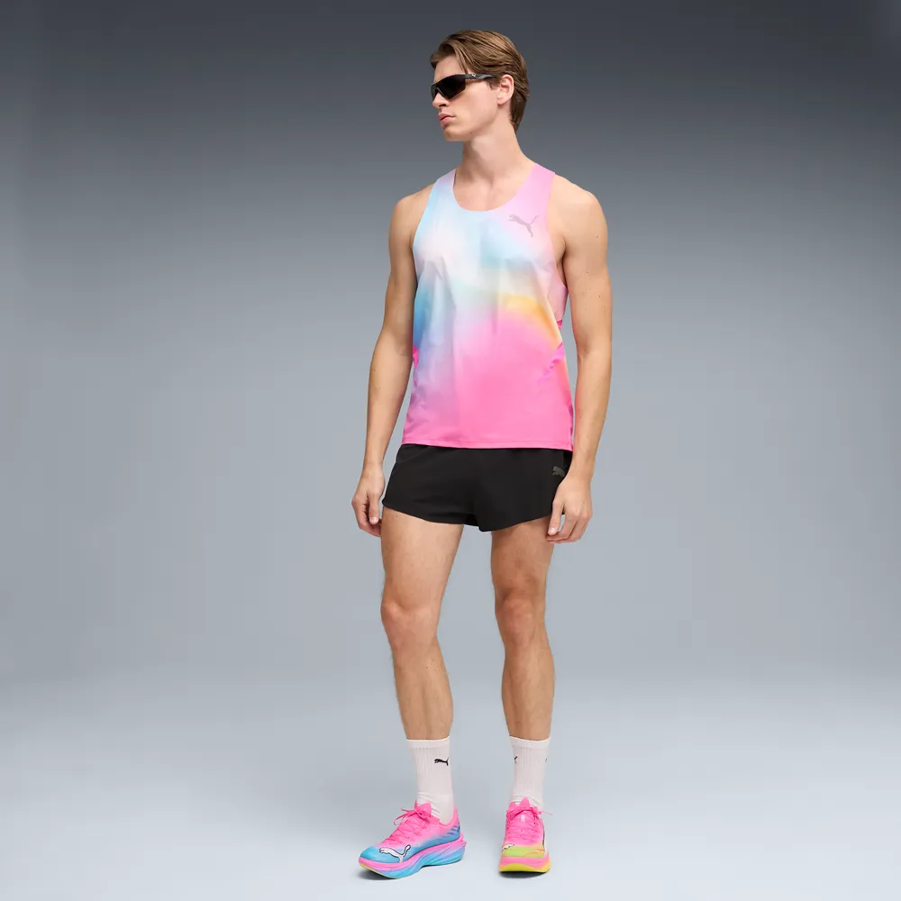 Puma Mens Ultraweave Graphic Singlet - Poison Pink - SS26 - Image 5