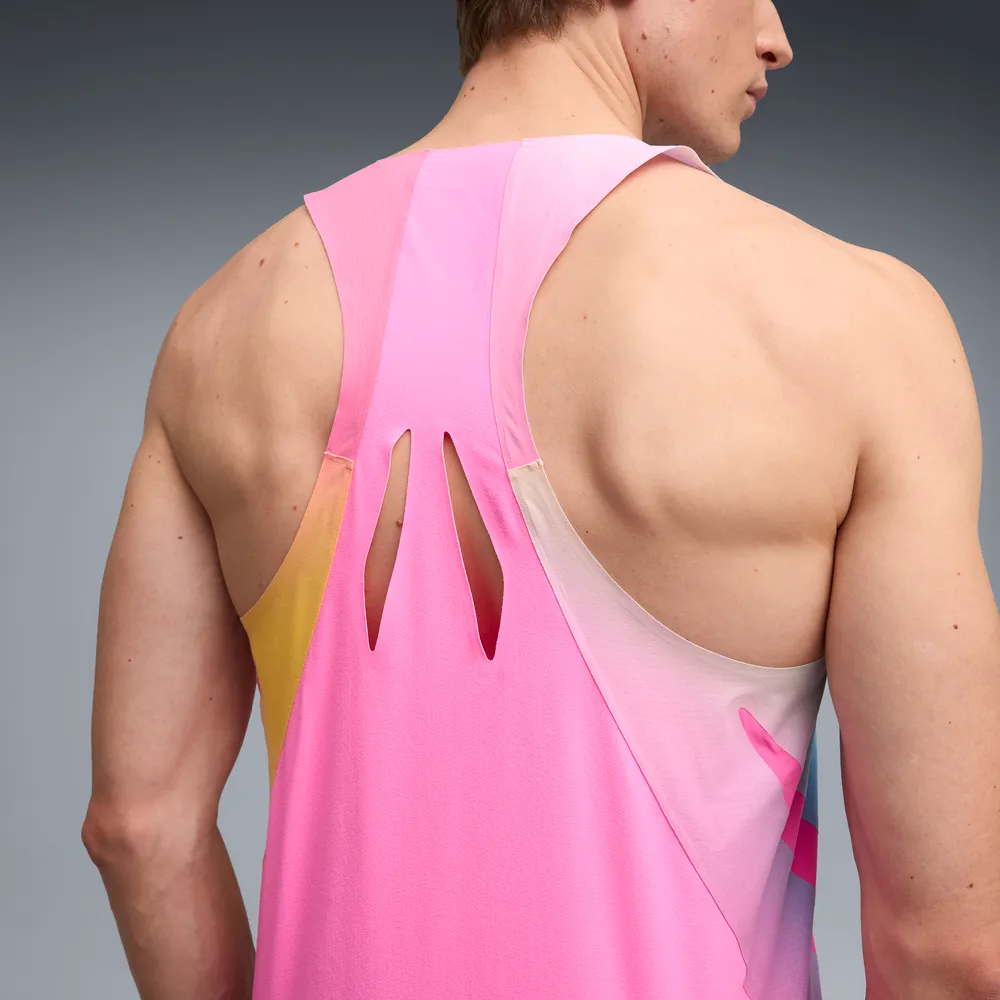Puma Mens Ultraweave Graphic Singlet - Poison Pink - SS26 - Image 6