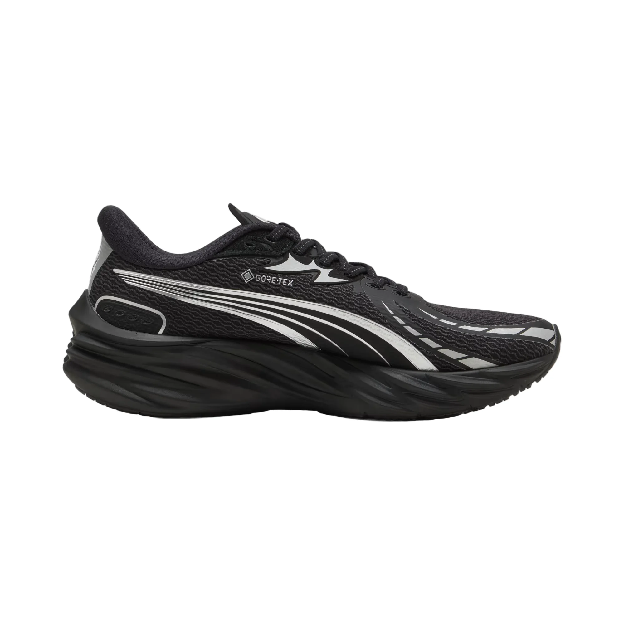 Puma Mens Velocity NITRO 4 GTX - Puma Black/Puma Silver - Neutral - AW25 - Image 4