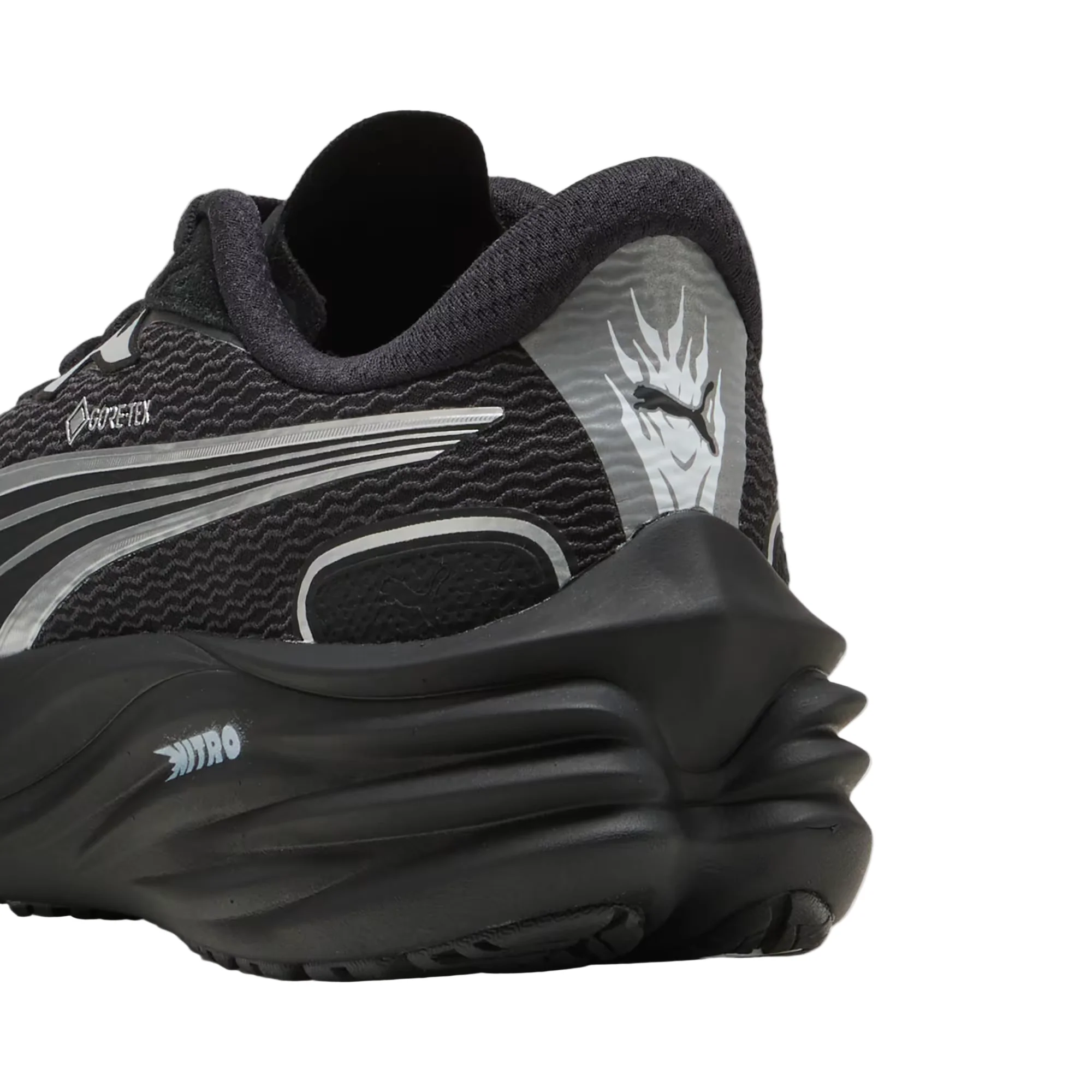 Puma Mens Velocity NITRO 4 GTX - Puma Black/Puma Silver - Neutral - AW25 - Image 5