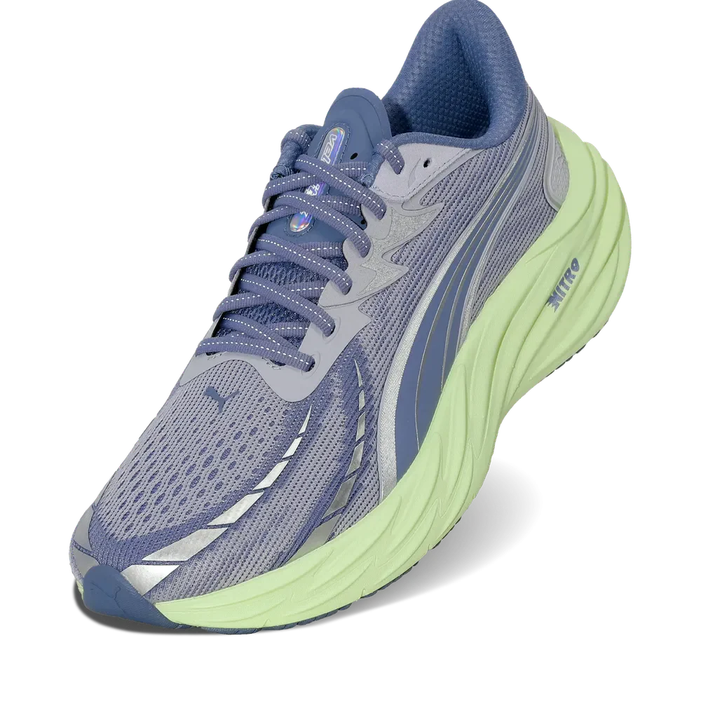 Puma Mens Velocity NITRO 4 - Vibrant Silver/Apple Spritz - Neutral - SS26 - Image 3