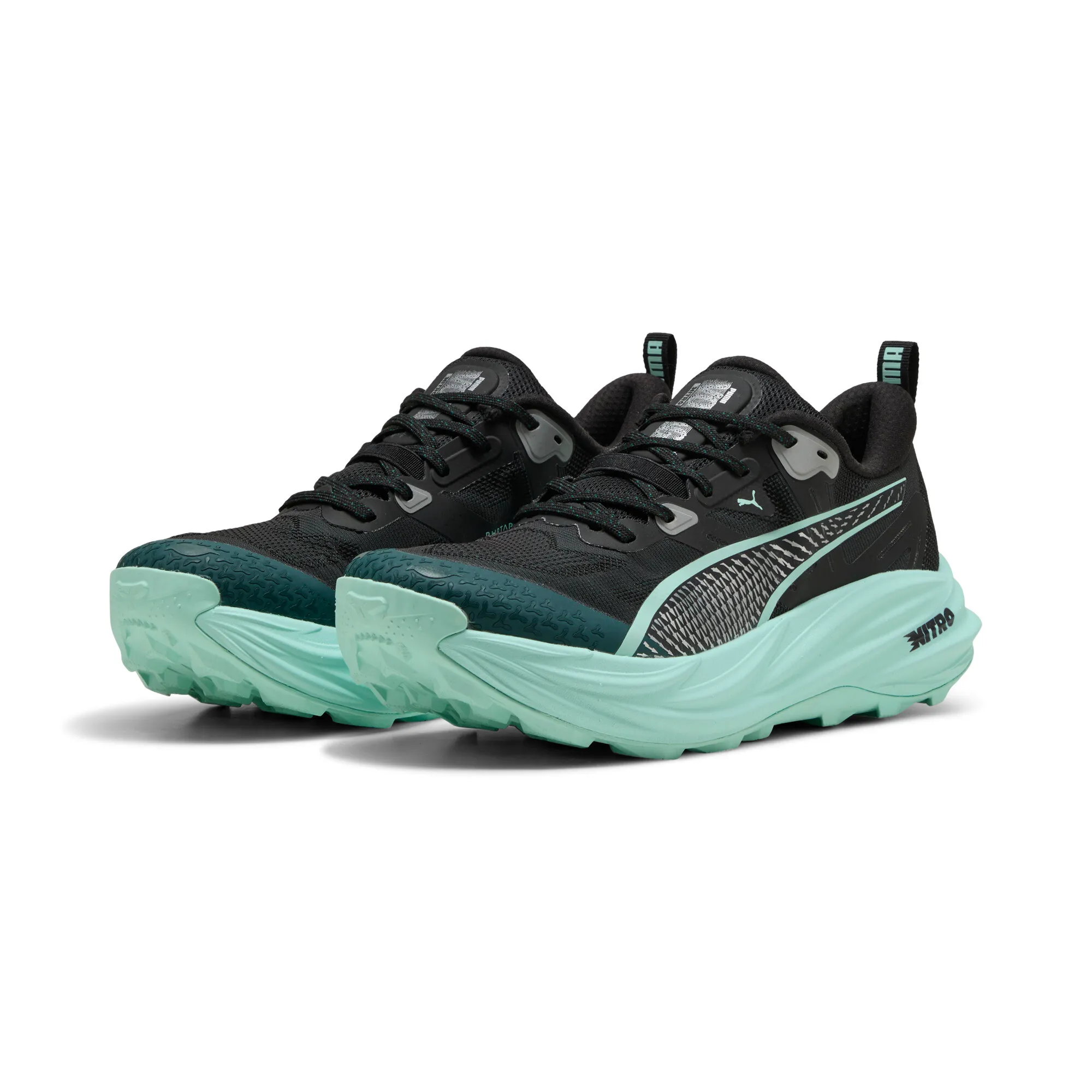 Puma Mens Voyage NITRO 4 - Green Terrain/Mint Melt - Trail - AW25 - Image 4