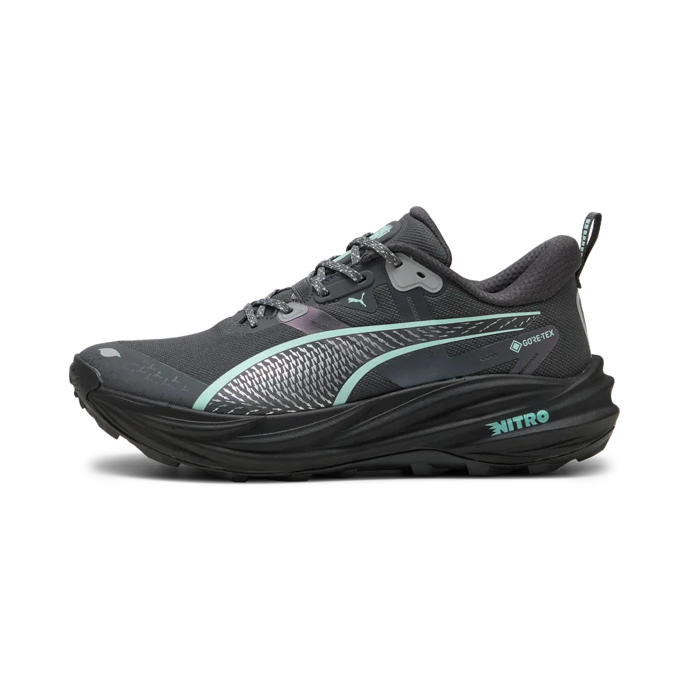 Puma Mens Voyage NITRO 4 GTX - Dusky Grey/Puma Black/Mint Melt - Trail - AW25 - Image 4