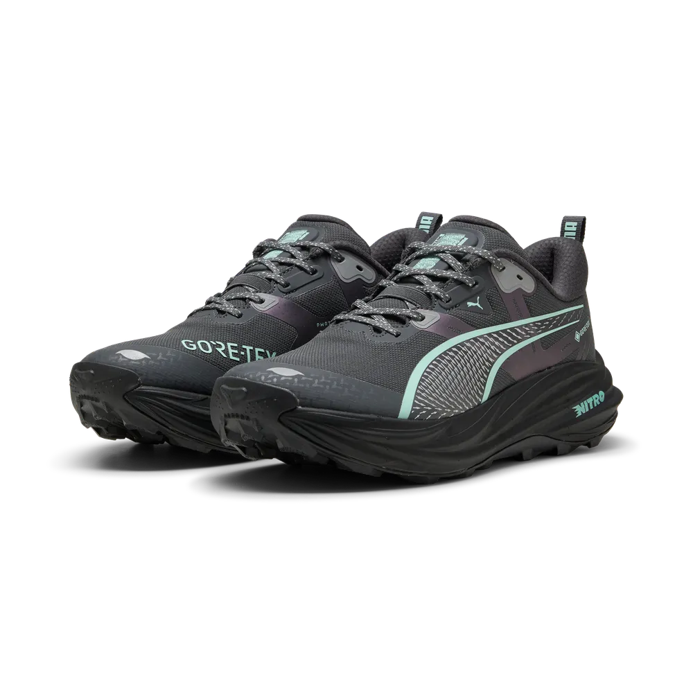 Puma Mens Voyage NITRO 4 GTX - Dusky Grey/Puma Black/Mint Melt - Trail - AW25 - Image 7