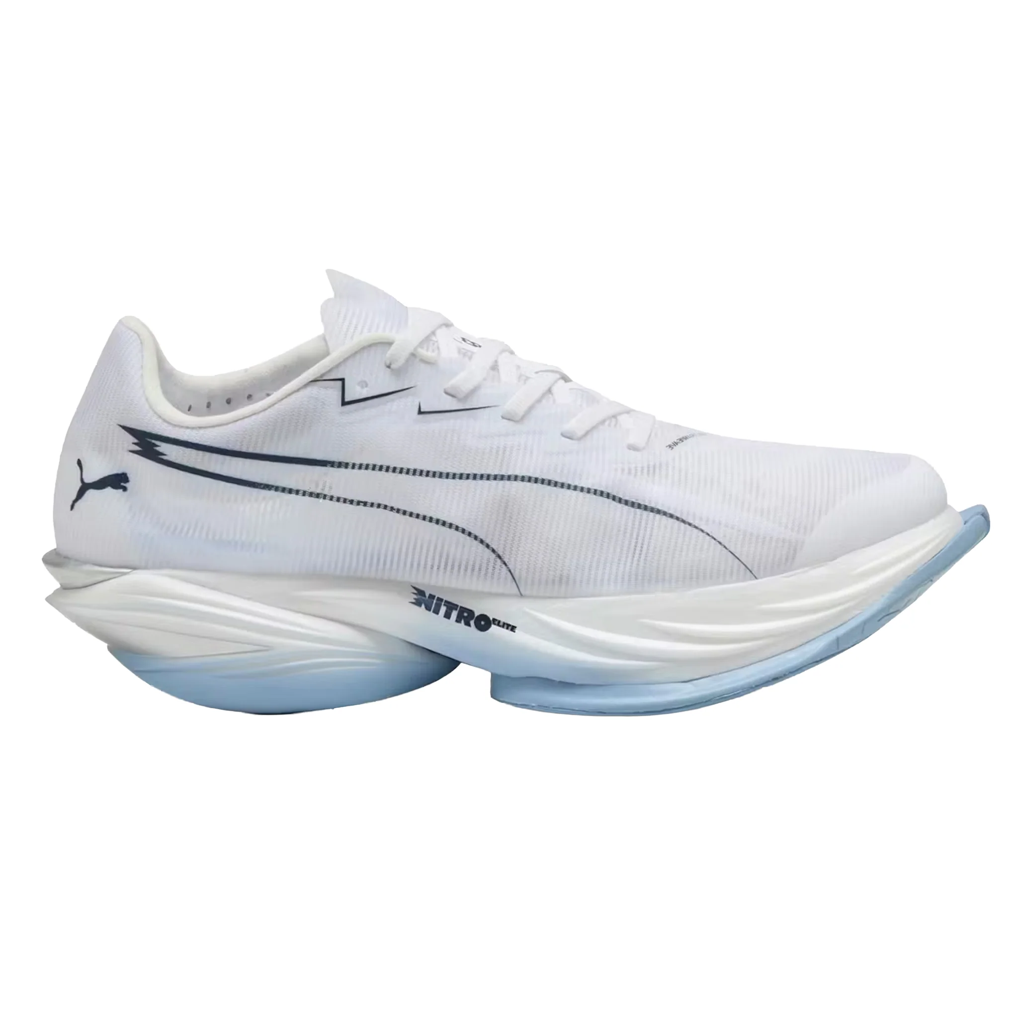 Puma Womens Fast-R NITRO Elite 3 - White/Chambray Blue - Neutral - SS26