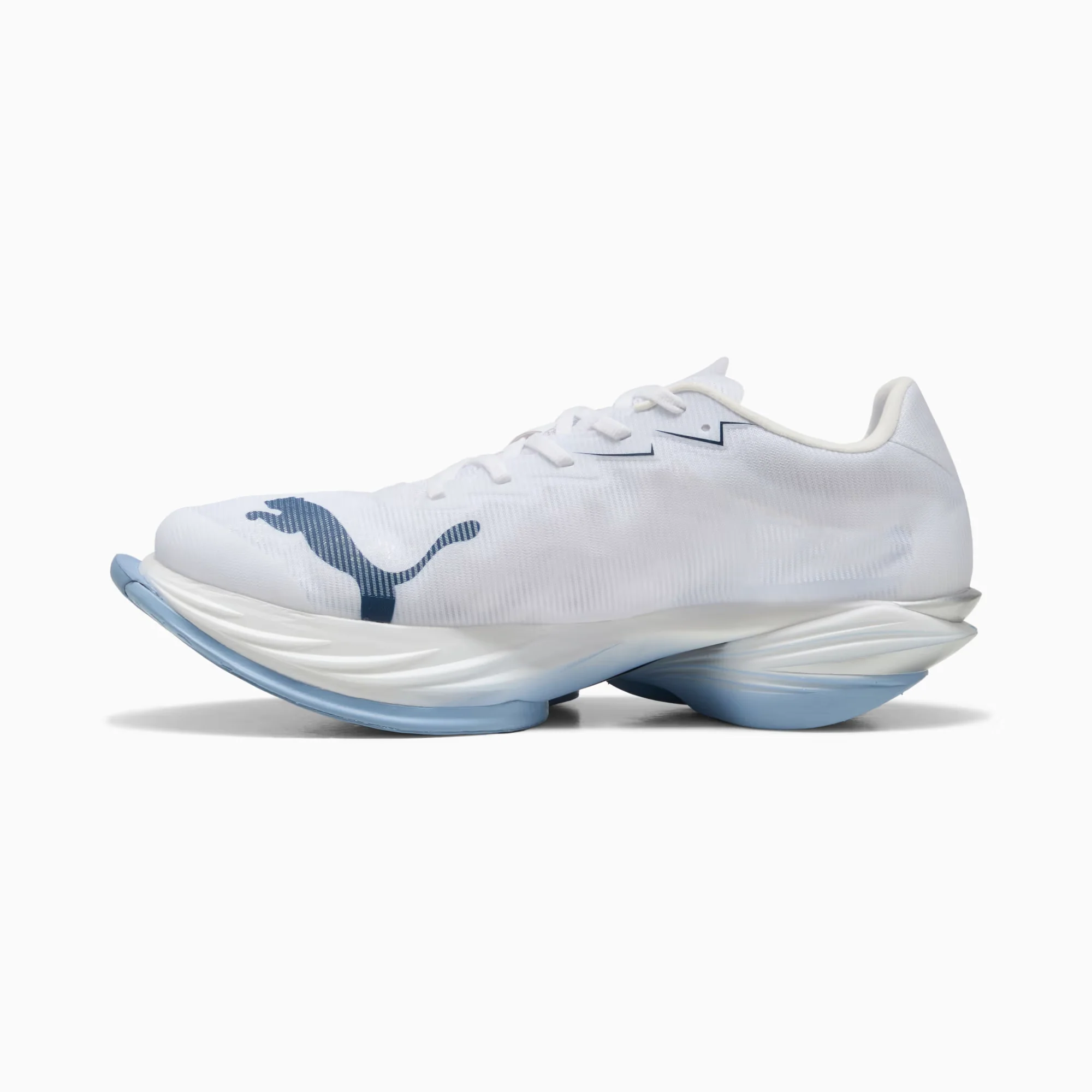 Puma Womens Fast-R NITRO Elite 3 - White/Chambray Blue - Neutral - SS26 - Image 3
