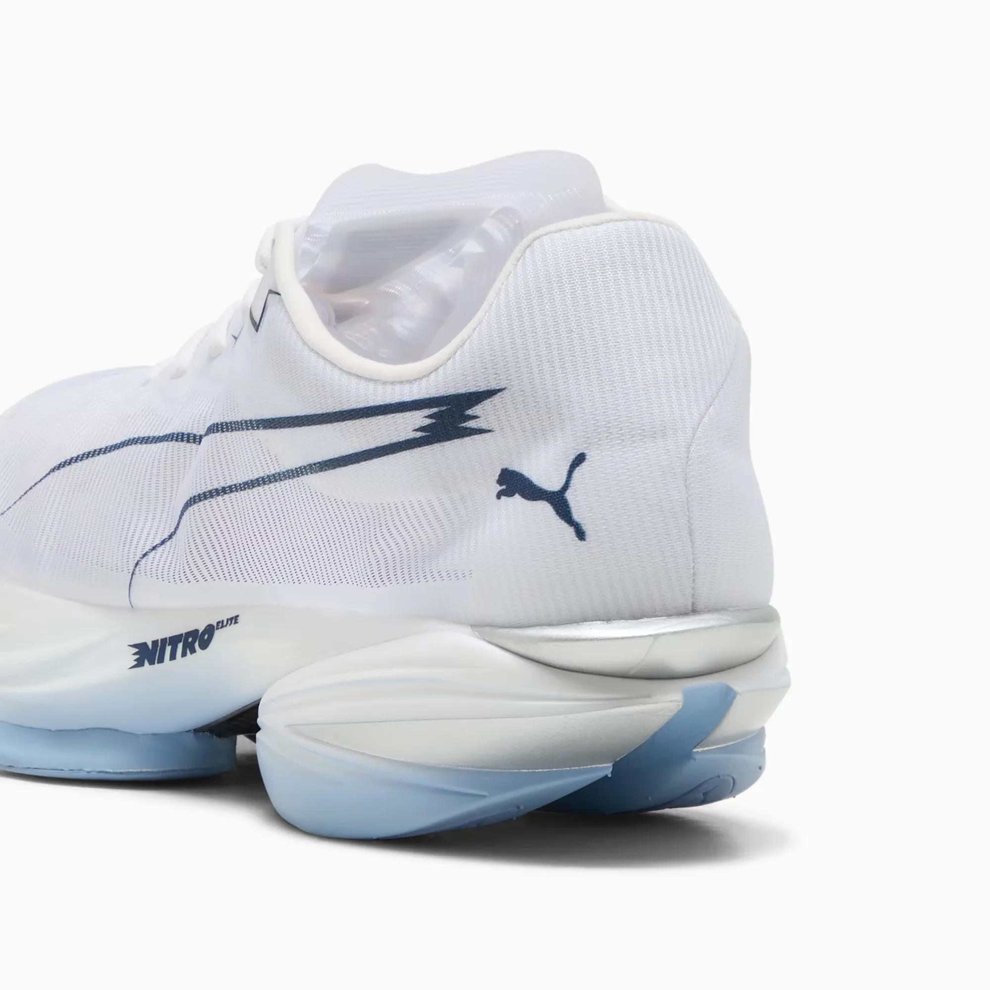 Puma Womens Fast-R NITRO Elite 3 - White/Chambray Blue - Neutral - SS26 - Image 5