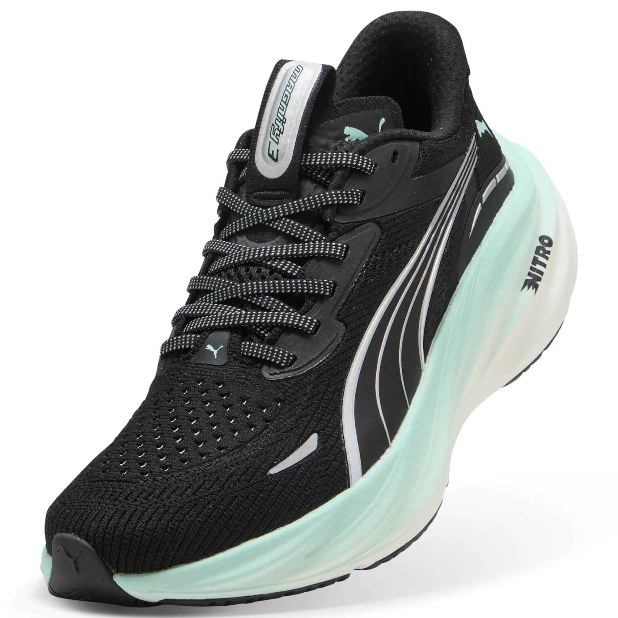 Puma Womens Magnify NITRO 3 - Puma Black/Mint Melt - Neutral - AW25 - Image 6