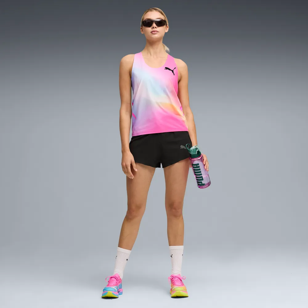 Puma Womens Ultraweave Graphic Singlet - Poison Pink - SS26 - Image 5