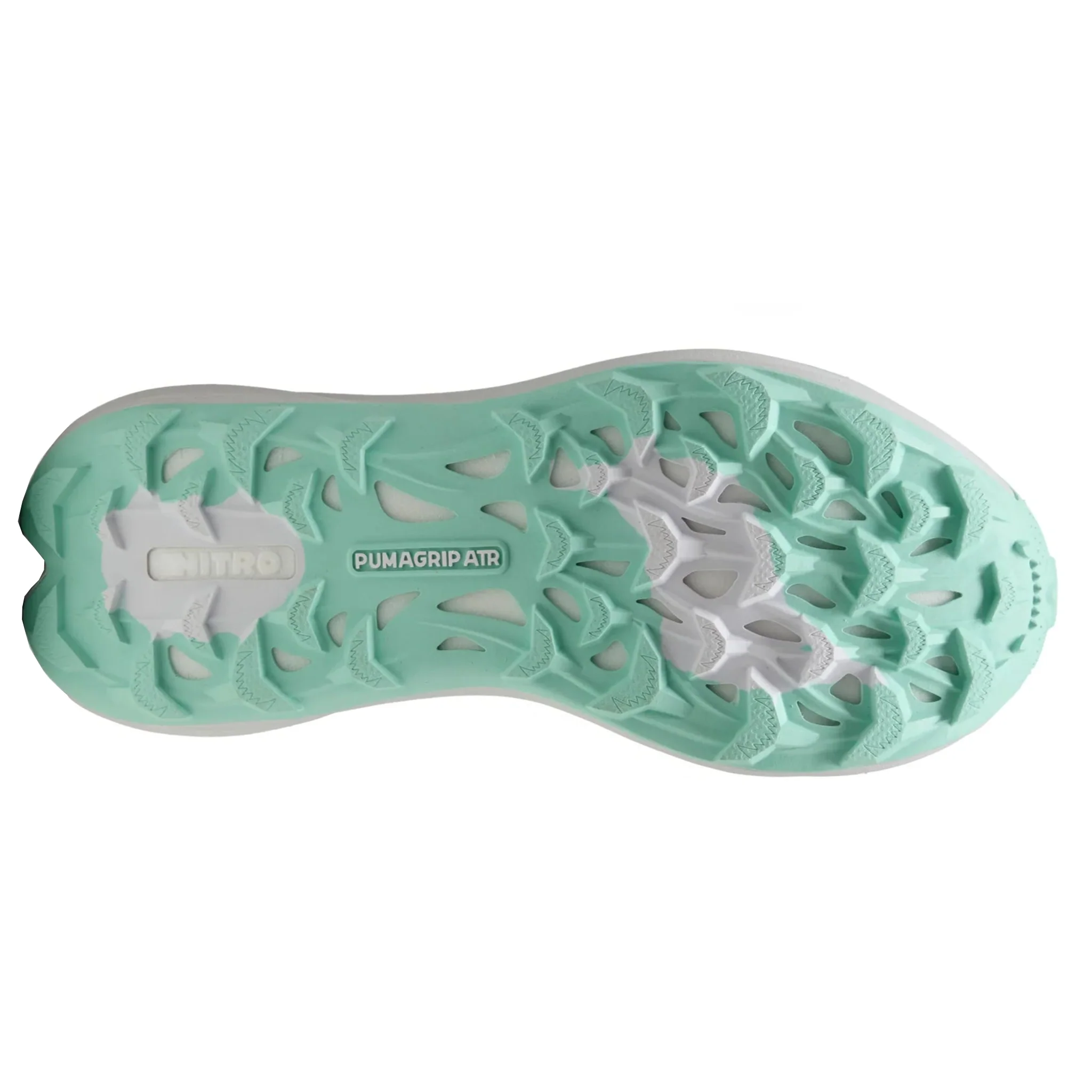 Puma Womens Voyage NITRO 4 - Feather Gray/Mint Melt/Puma Silver - Trail - AW25 - Image 2