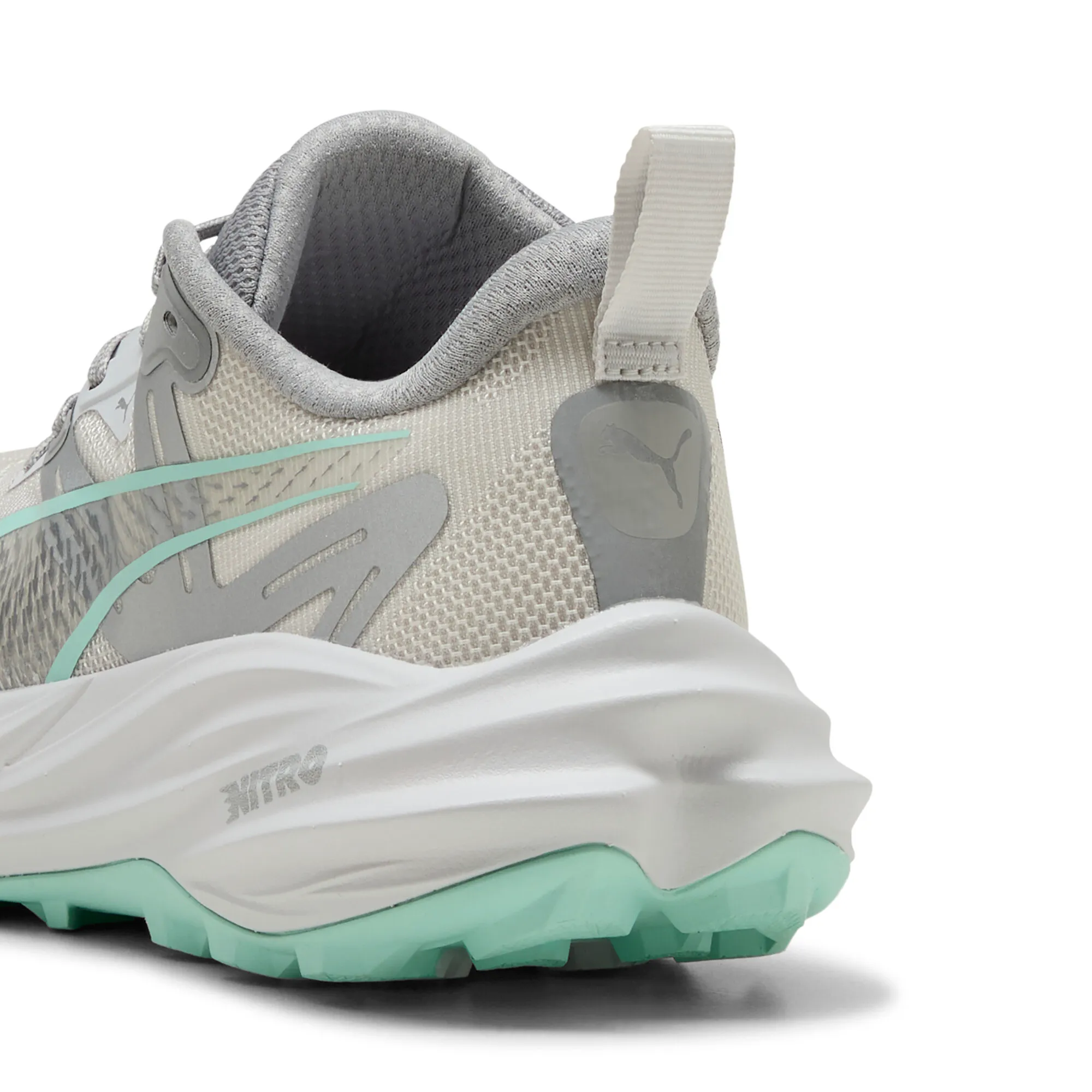 Puma Womens Voyage NITRO 4 - Feather Gray/Mint Melt/Puma Silver - Trail - AW25 - Image 3