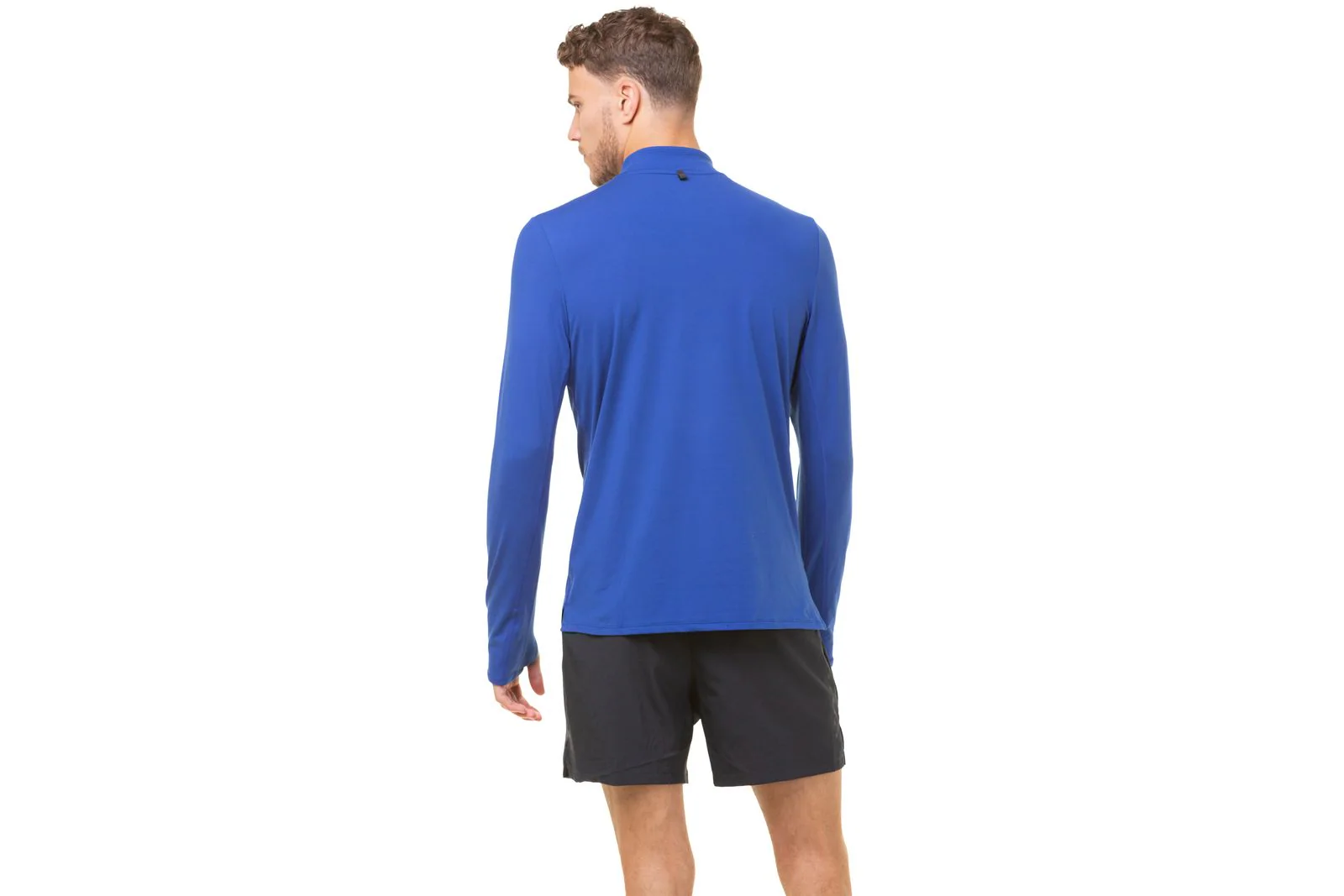 RonHill Mens Core Thermal 1/2 Zip - Dark Cobalt/Bright White - AW25 - Image 4