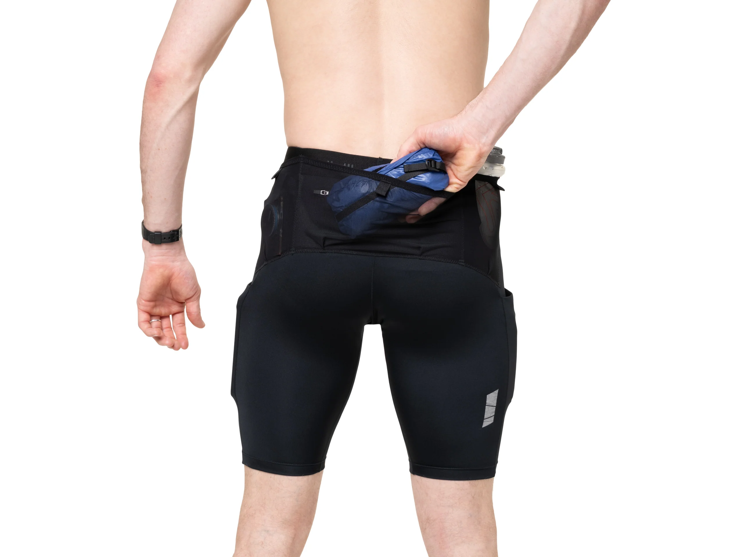 RonHill Mens Tech All-Terrain 10" Half Tight - All Black - SS26 - Image 7