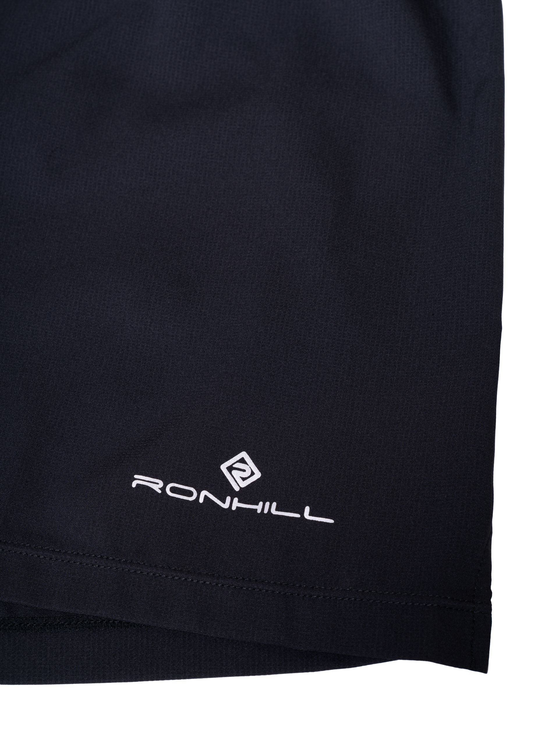 RonHill Mens Tech All Terrain 5" Short - All Black - Image 9