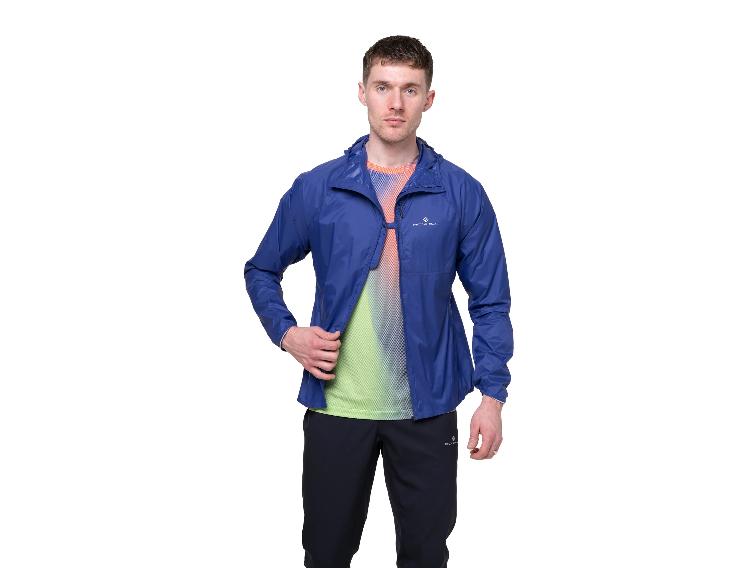 RonHill Mens Tech All-Terrain Jacket - Dark Cobalt - SS26 - Image 9